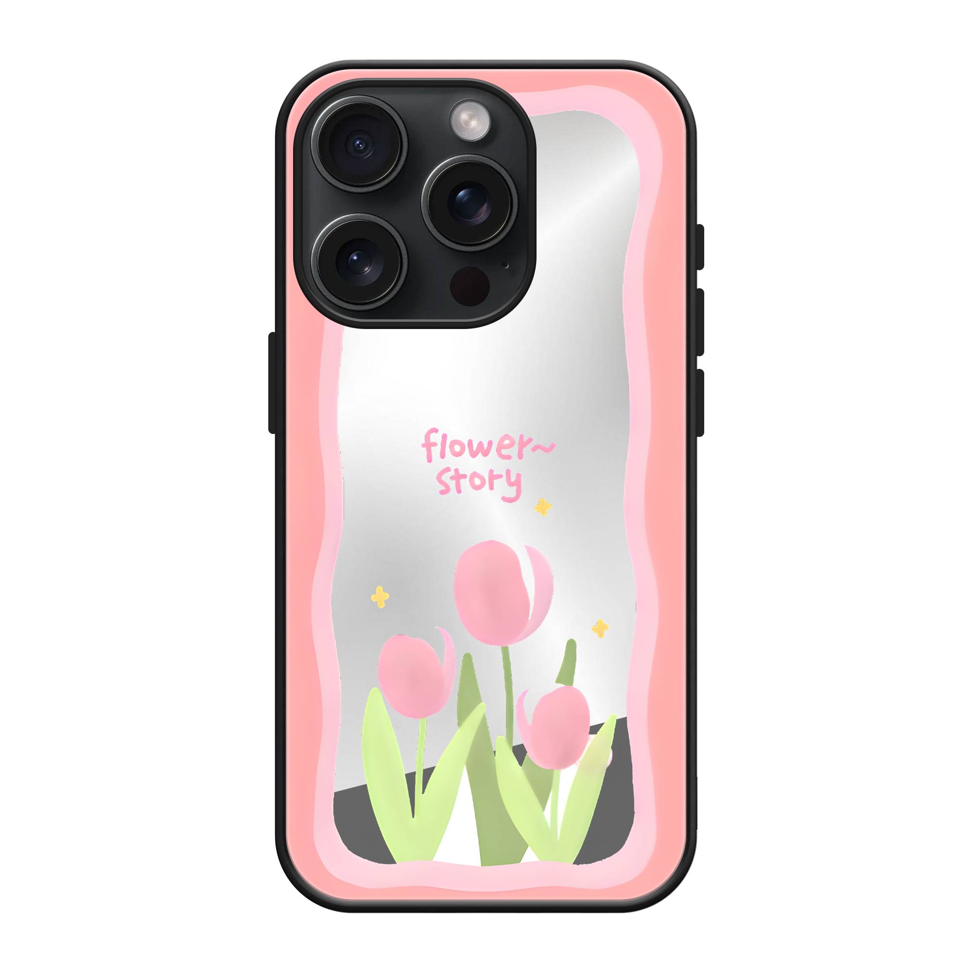 Floral Note Mirror Case