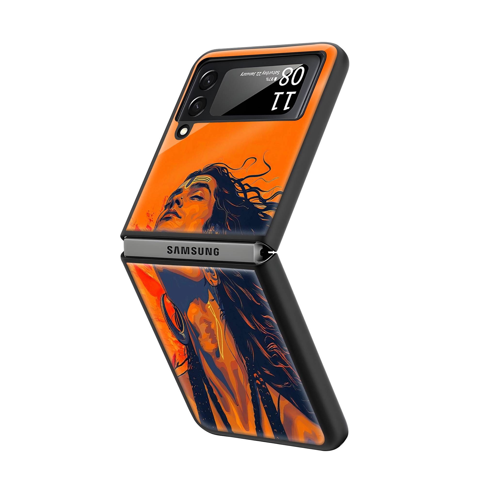 Shiva Samsung Z Flip Glass Case image 1