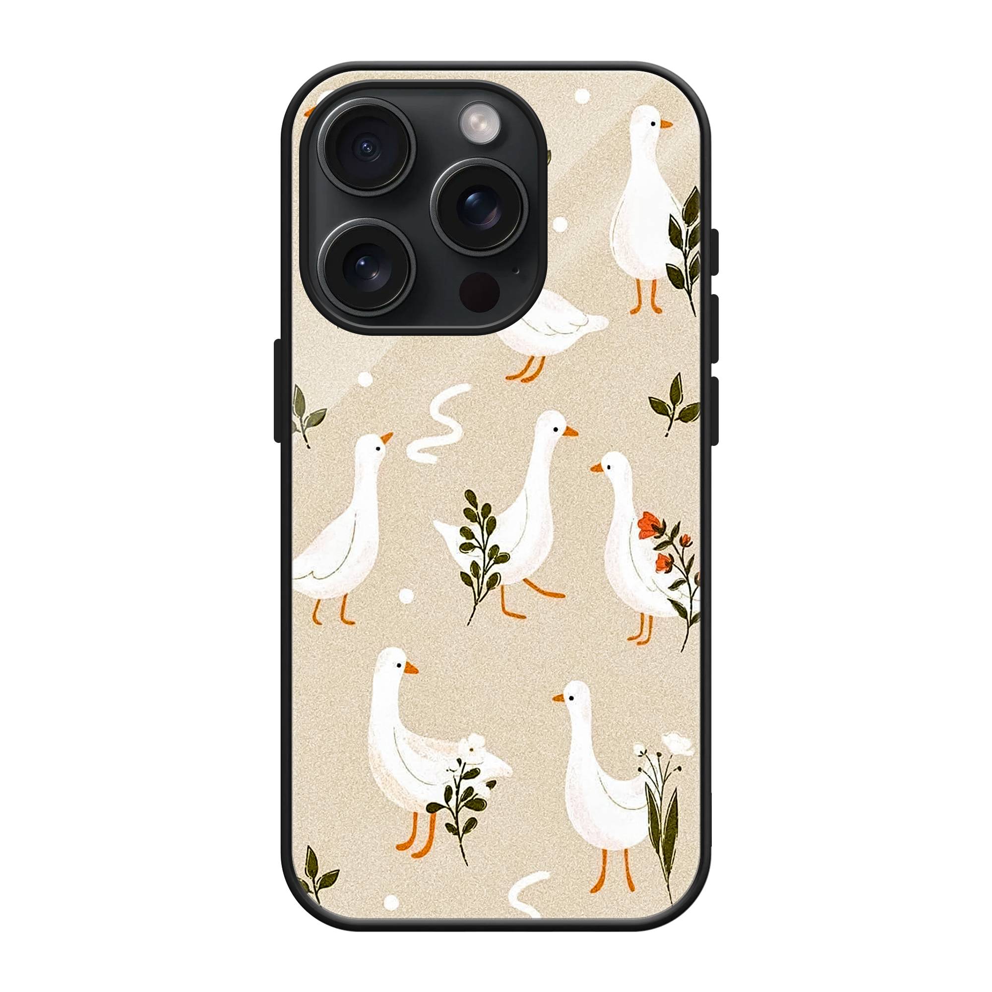 Dainty Ducks Glass Case image 0