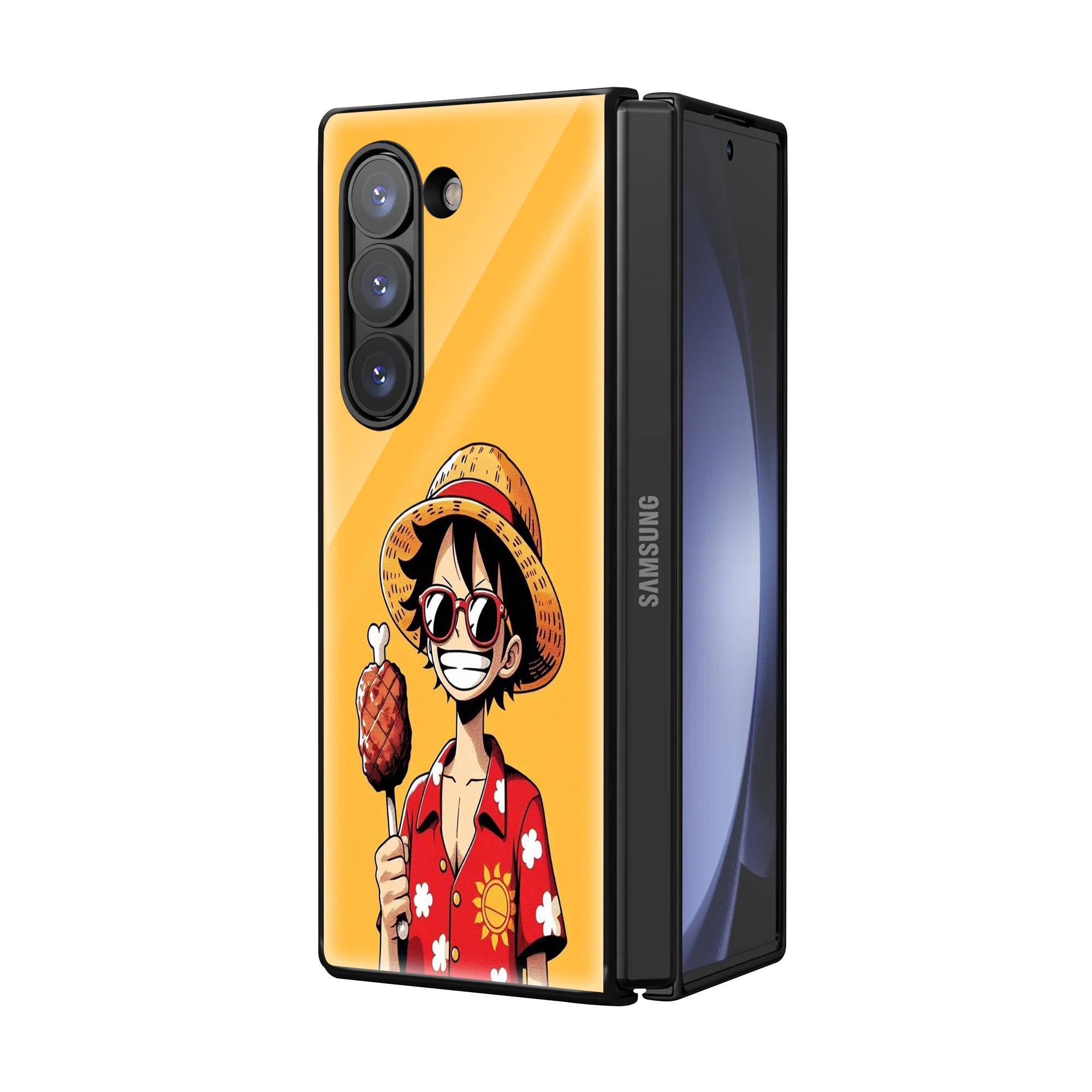 One Piece Samsung Z Fold Glass Case image 1