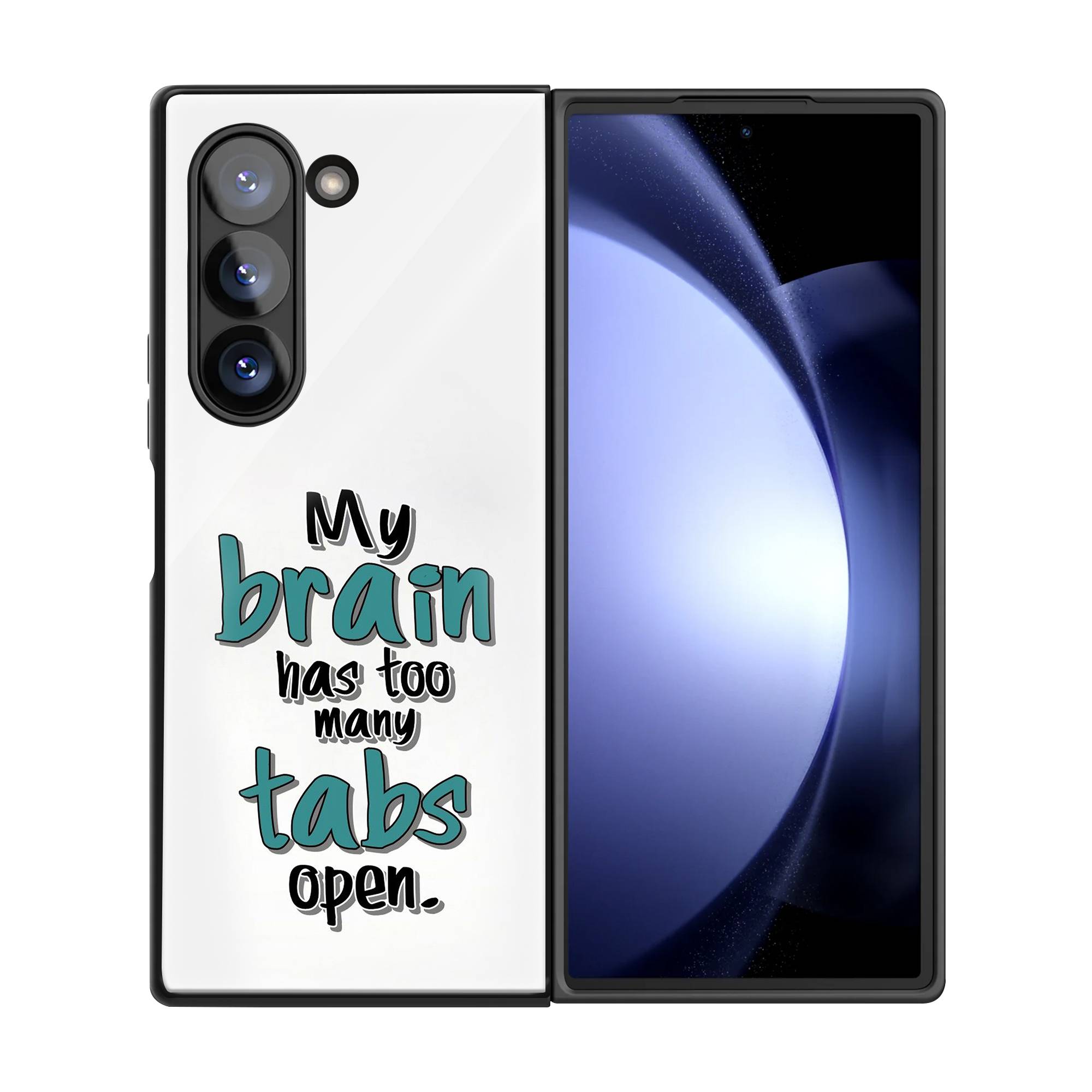 Positive Thoughts Samsung Z Fold Glass Case image 2