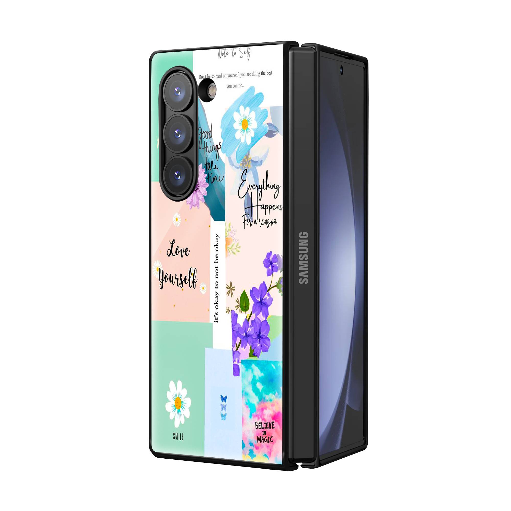 Growth Collage Samsung Z Fold Glass Case image 1