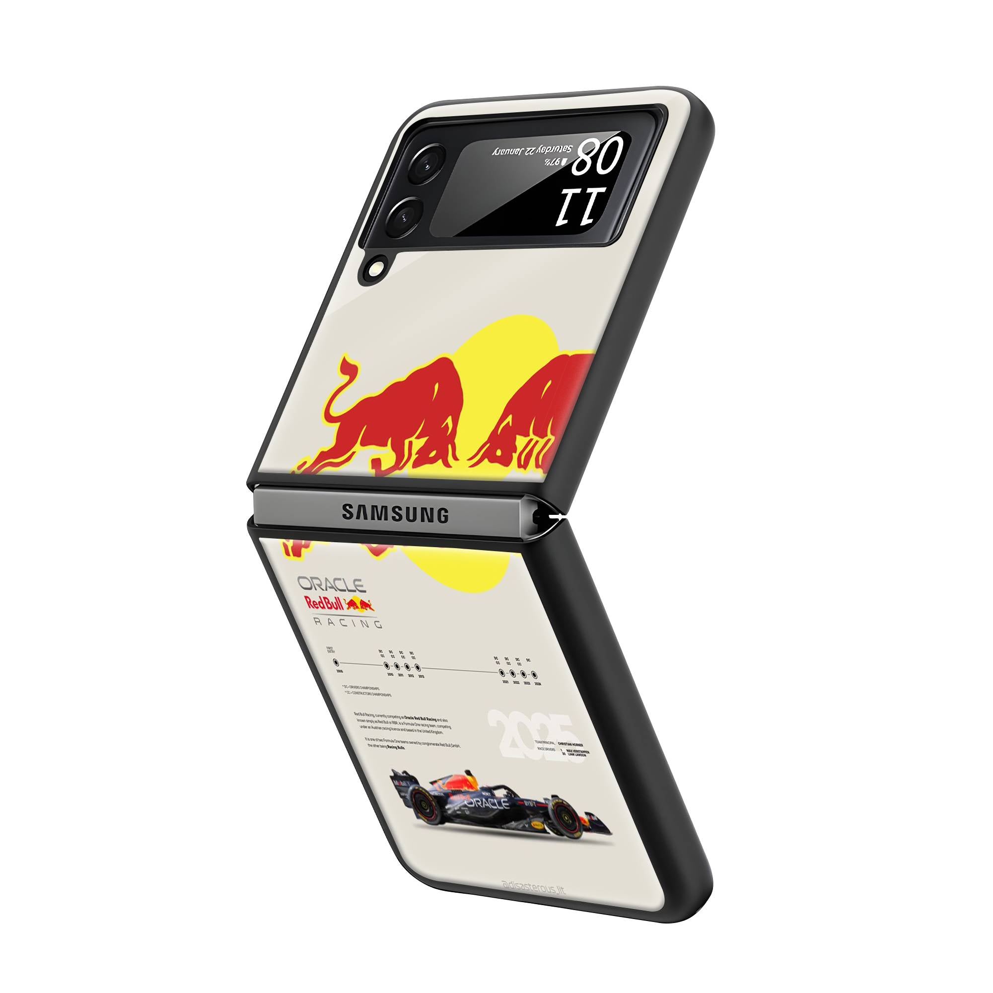 Racing Bulls Samsung Z Flip Glass Case image 1