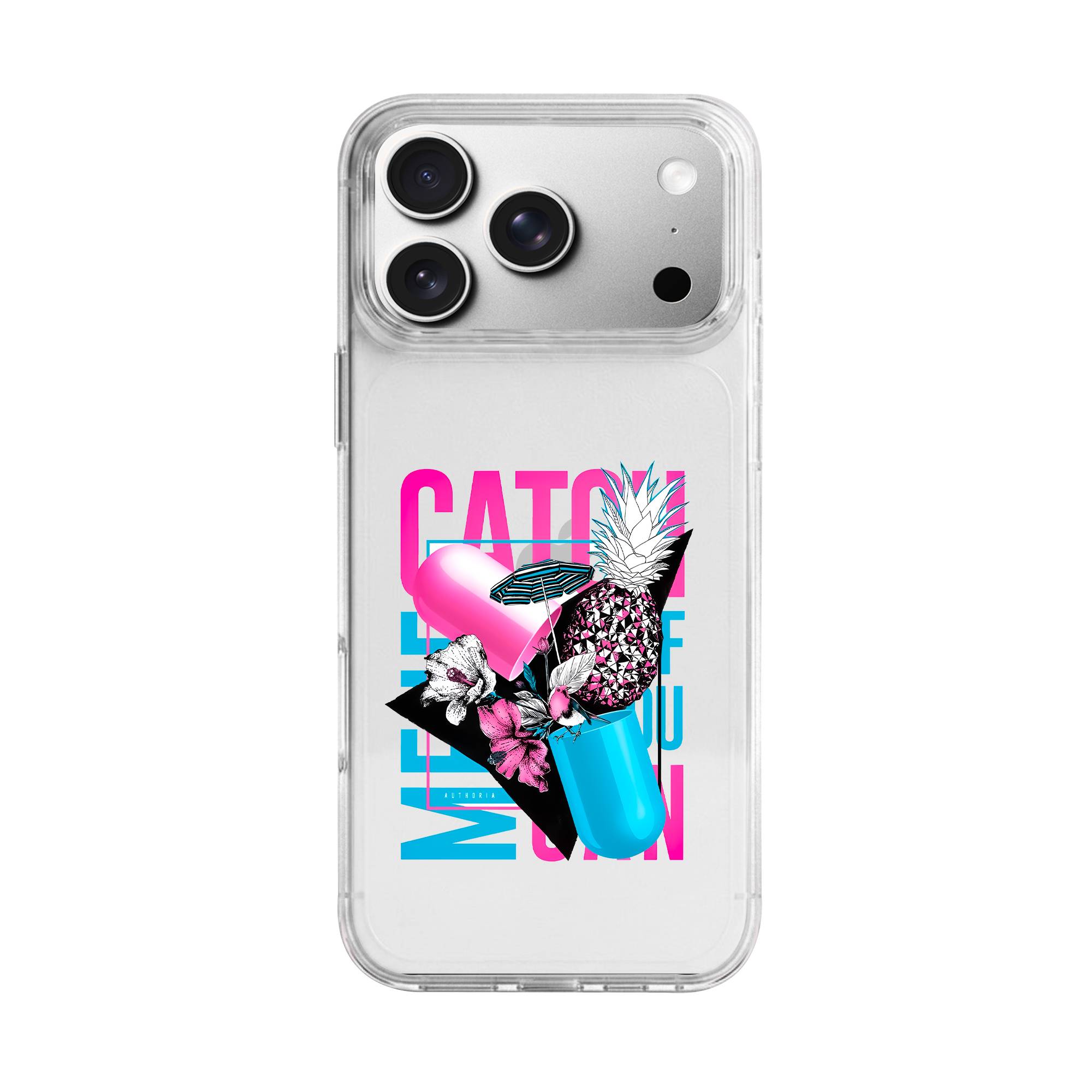 Abstract Collage Premium Clear Case