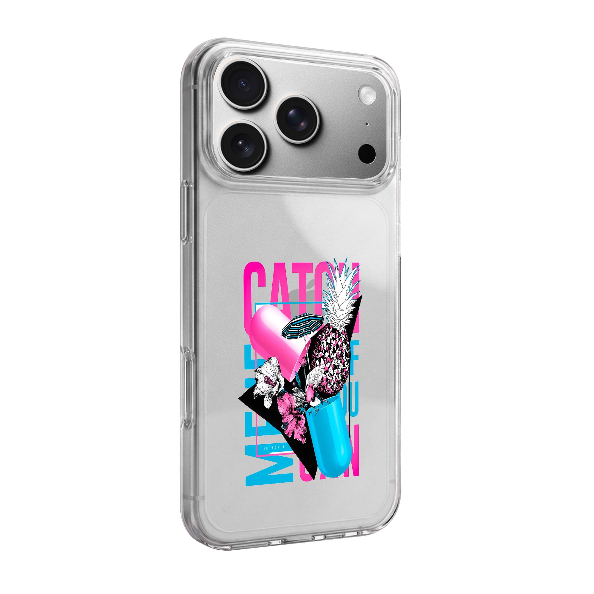 Abstract Collage Premium Clear Case