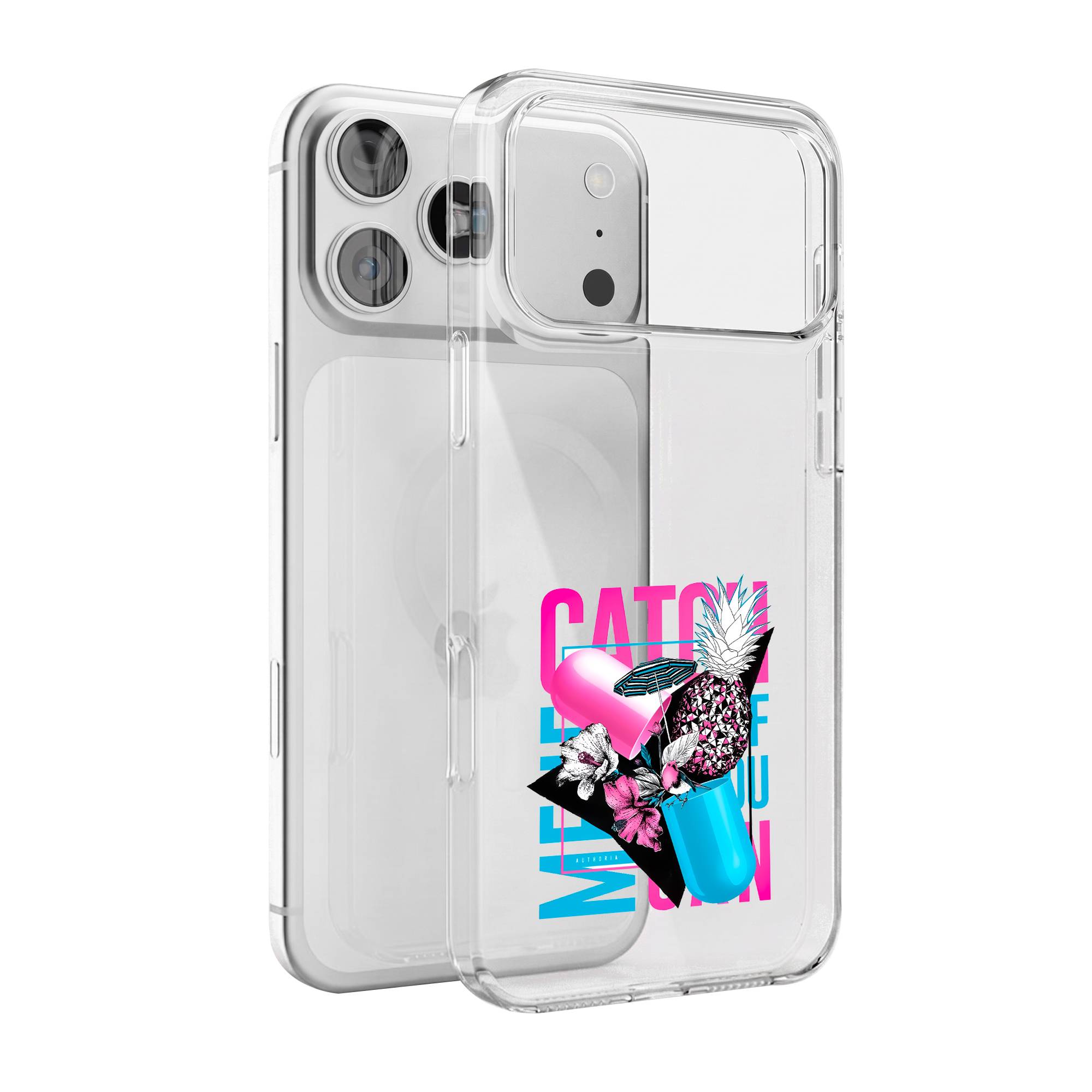Abstract Collage Premium Clear Case