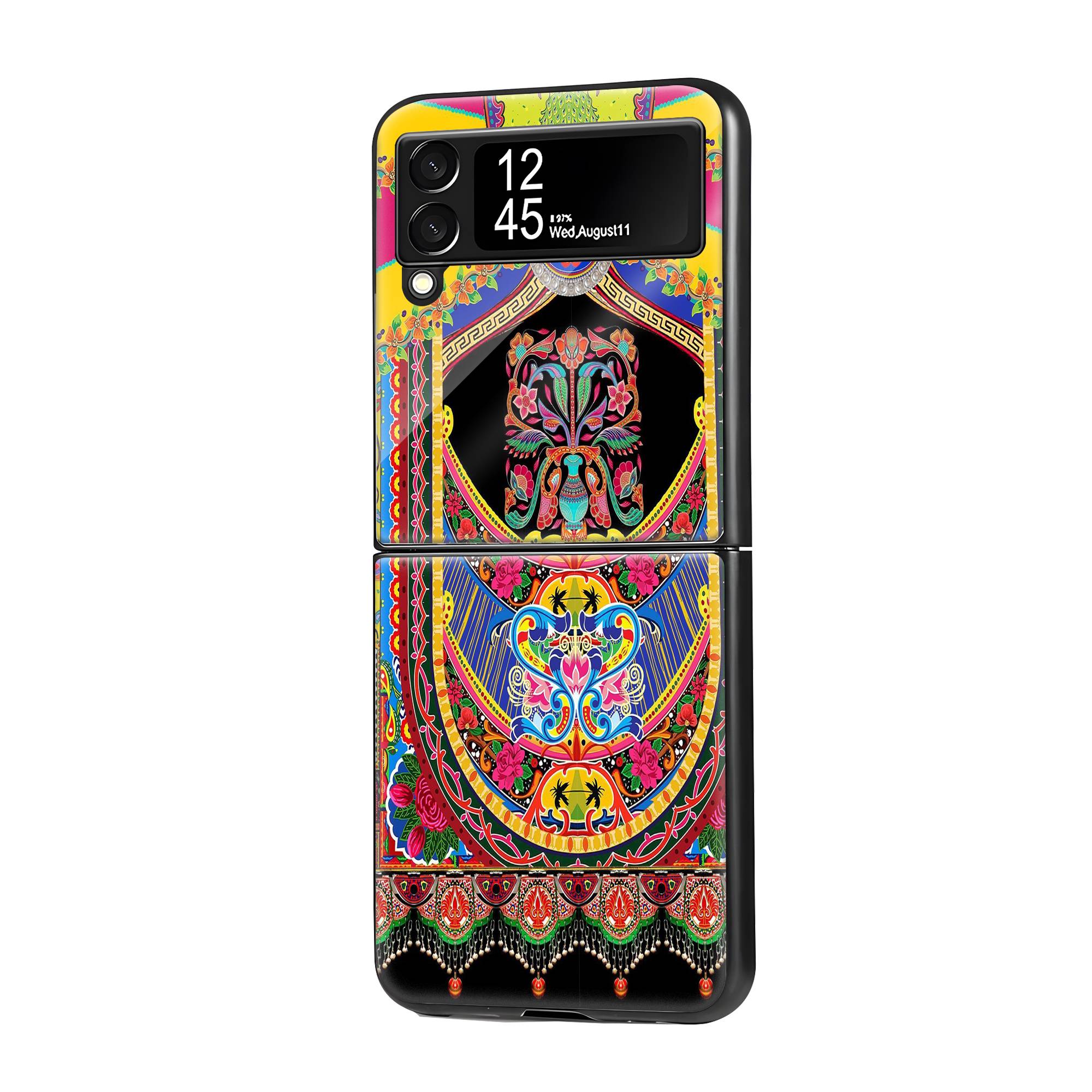 Truck Art Samsung Z Flip Glass Case image 0