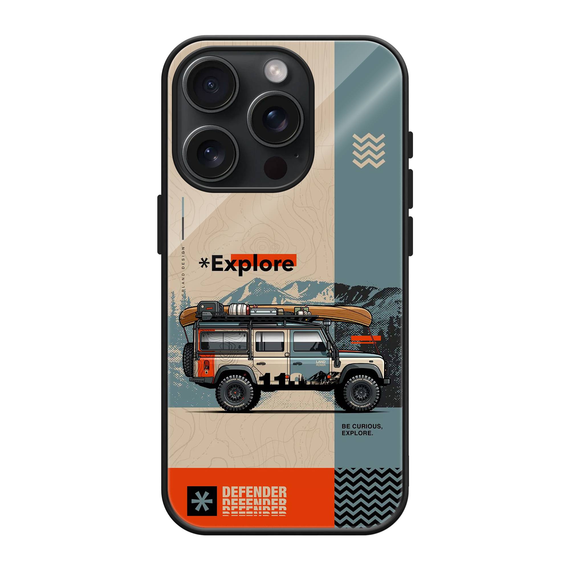 Defender Trails Glass Case image 0