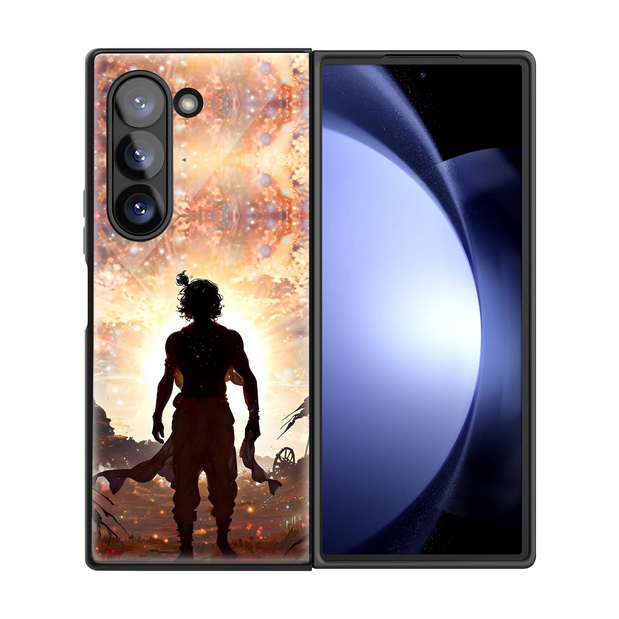 Krishna Art Samsung Z Fold Glass Case image 2