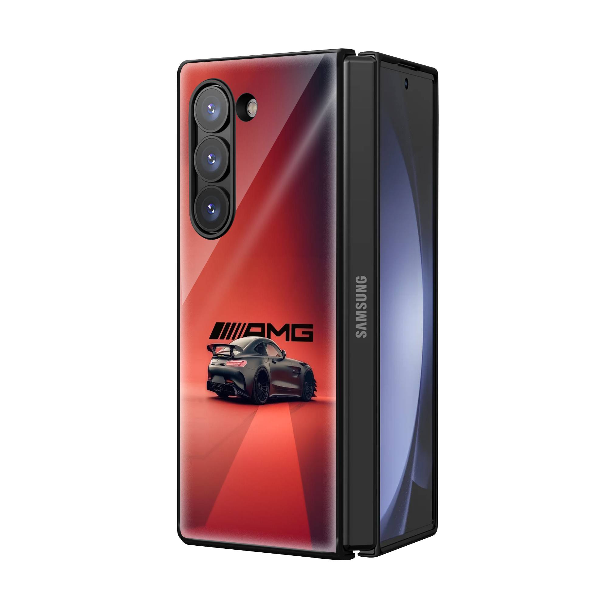 Mercedes Samsung Z Fold Glass Case image 1