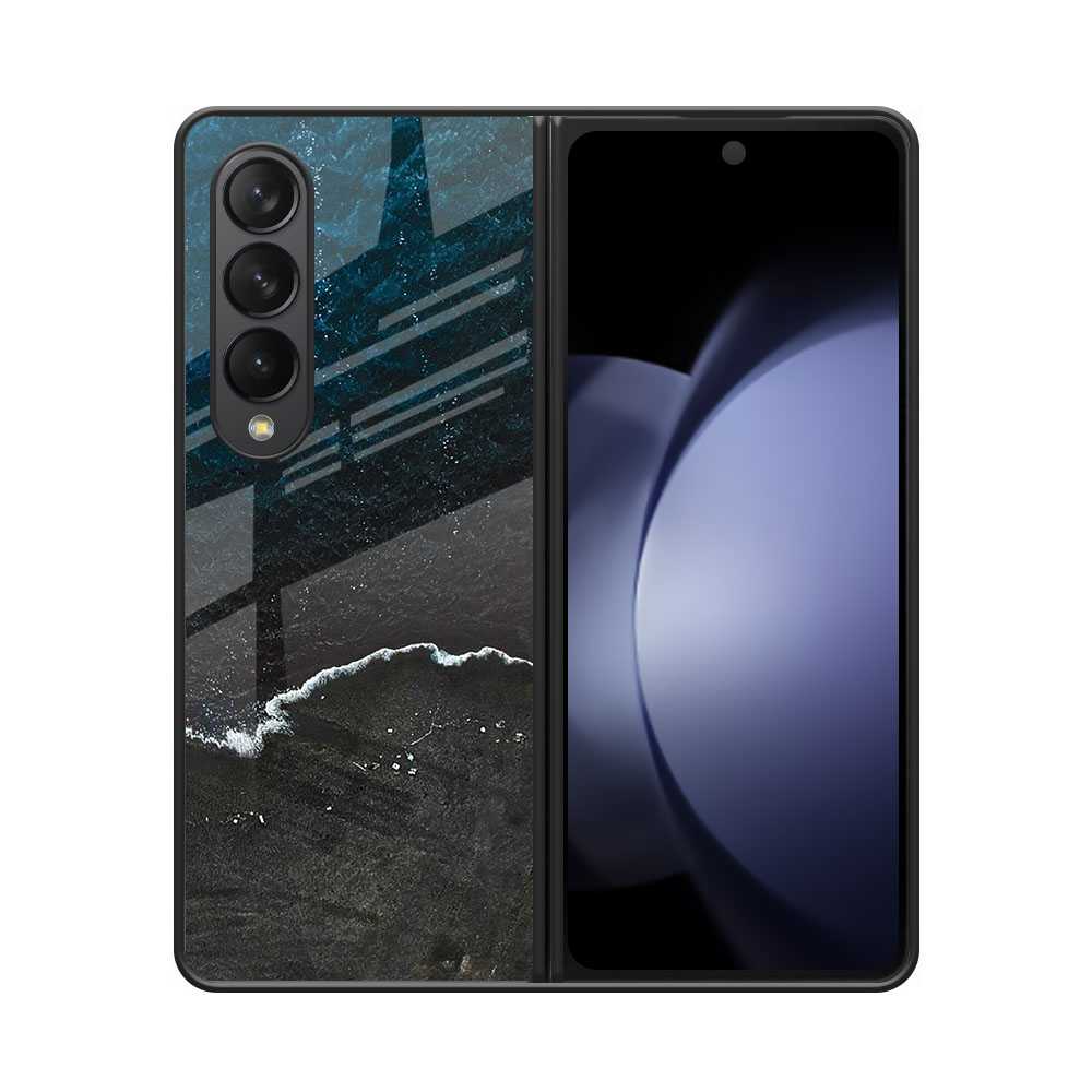 Beach Ocean Mood Samsung Z Fold 3 Glass Case image 0