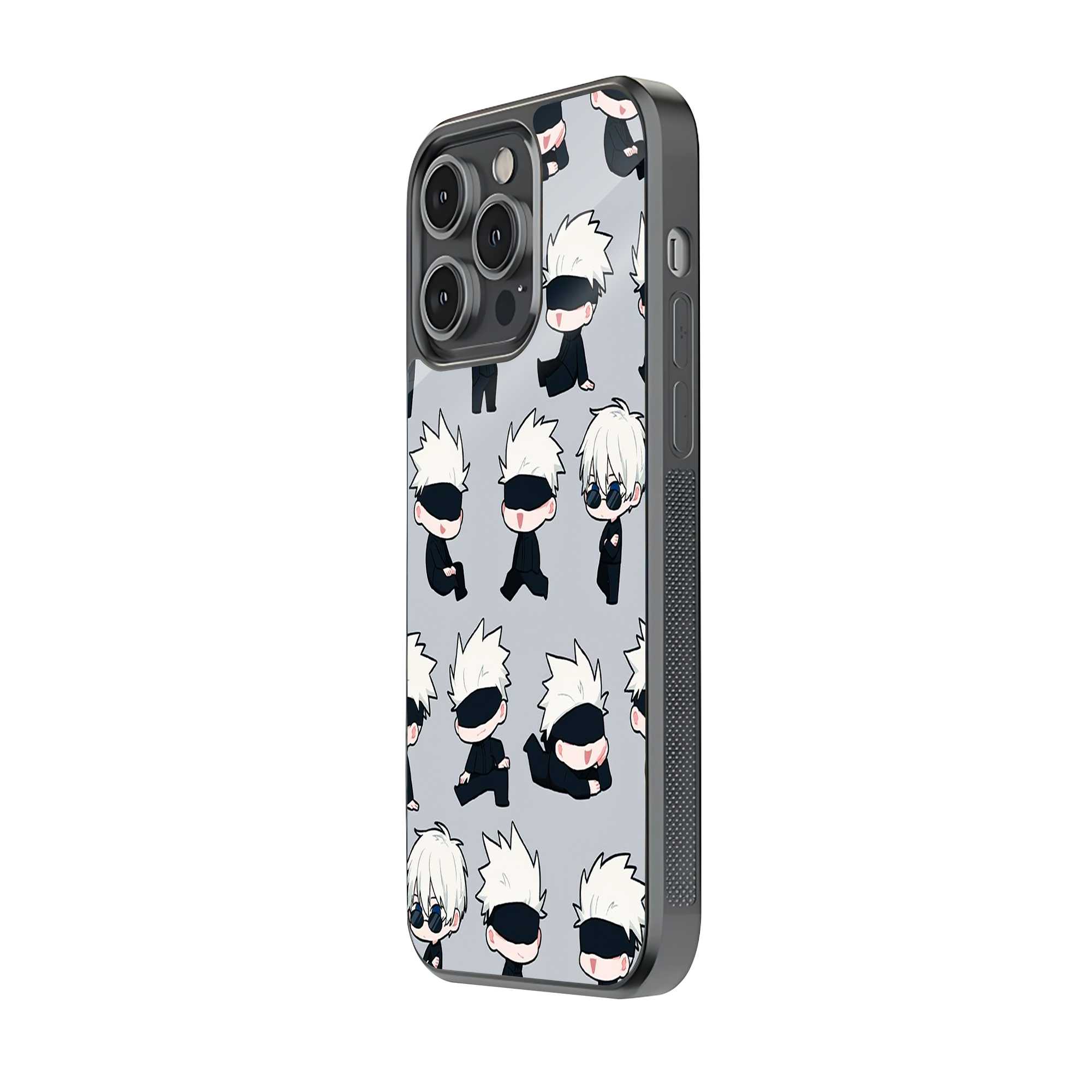 Chibi Anime Glass Case image 1