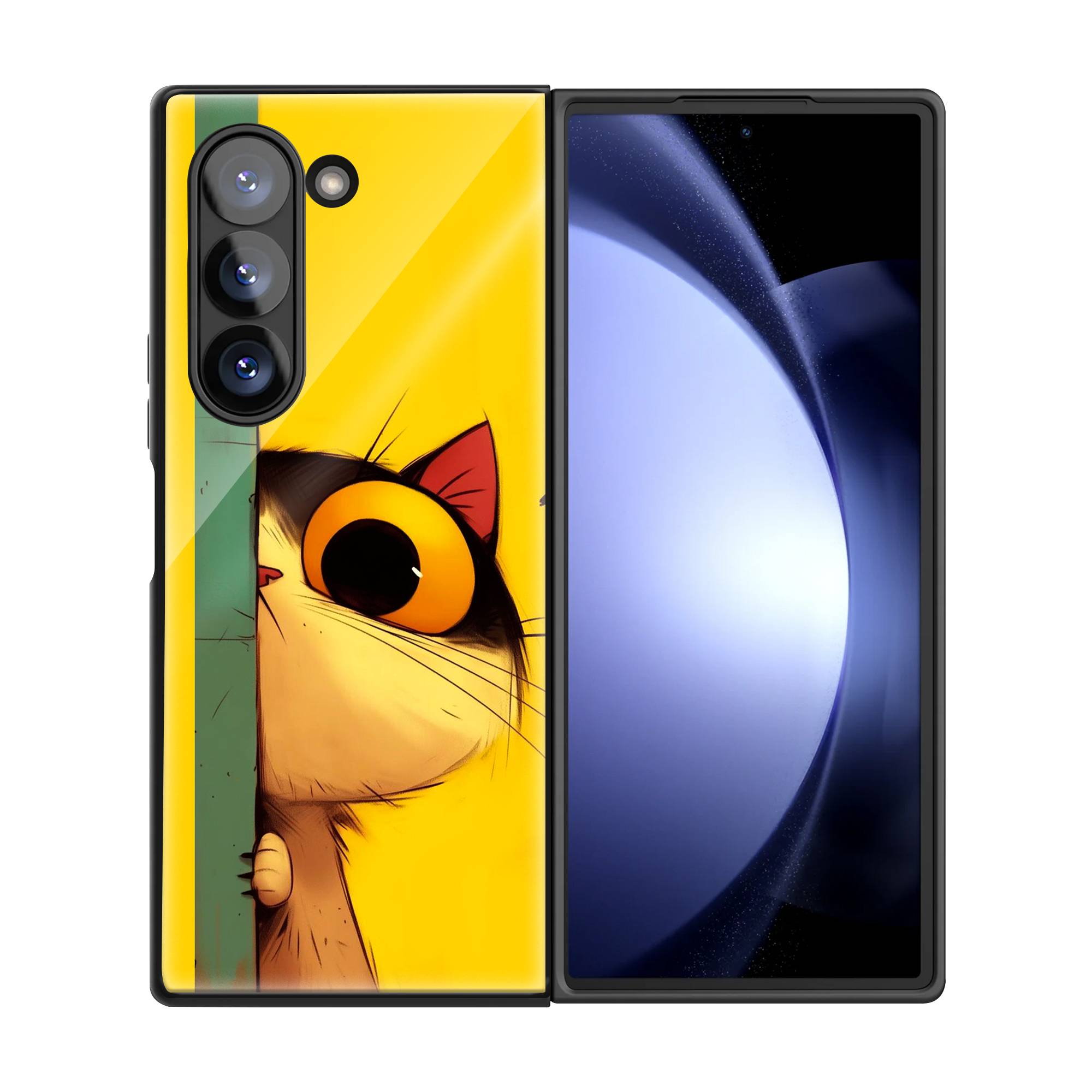 Innocent Cat Samsung Z Fold Glass Case image 2