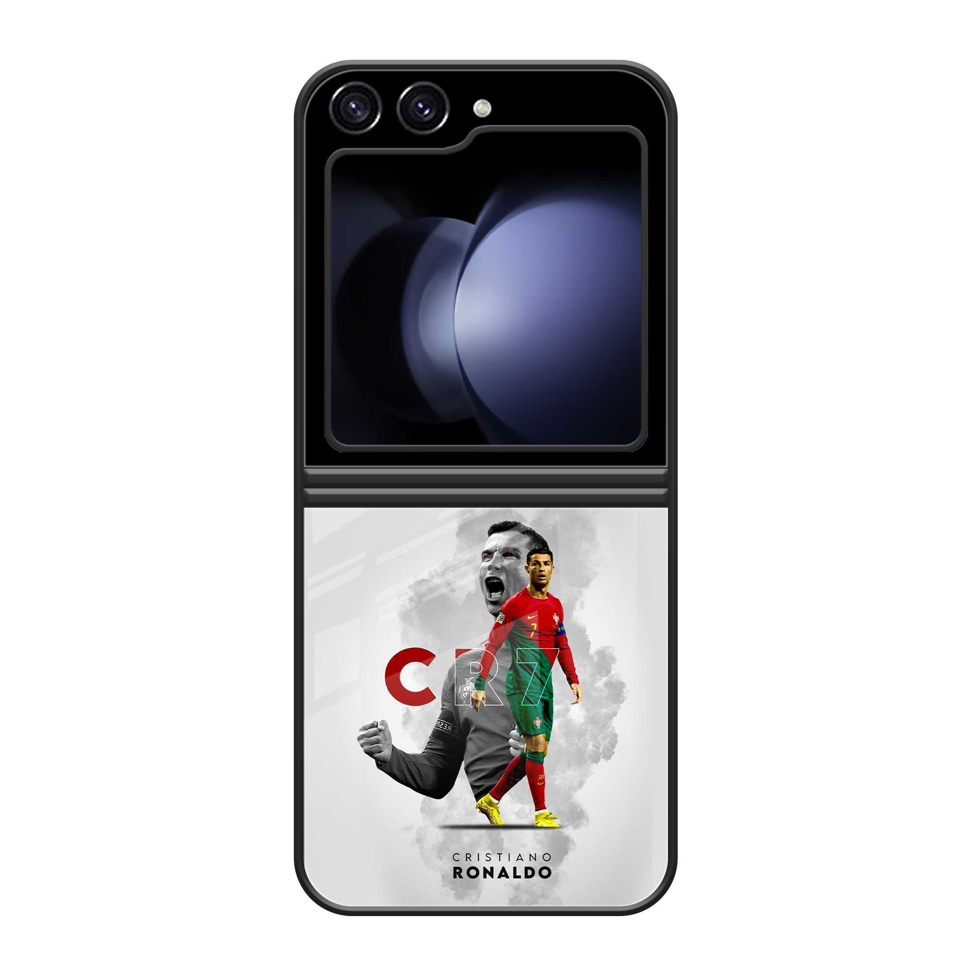 Cristiano Ronaldo Samsung Z Flip 5 Glass Case image 0