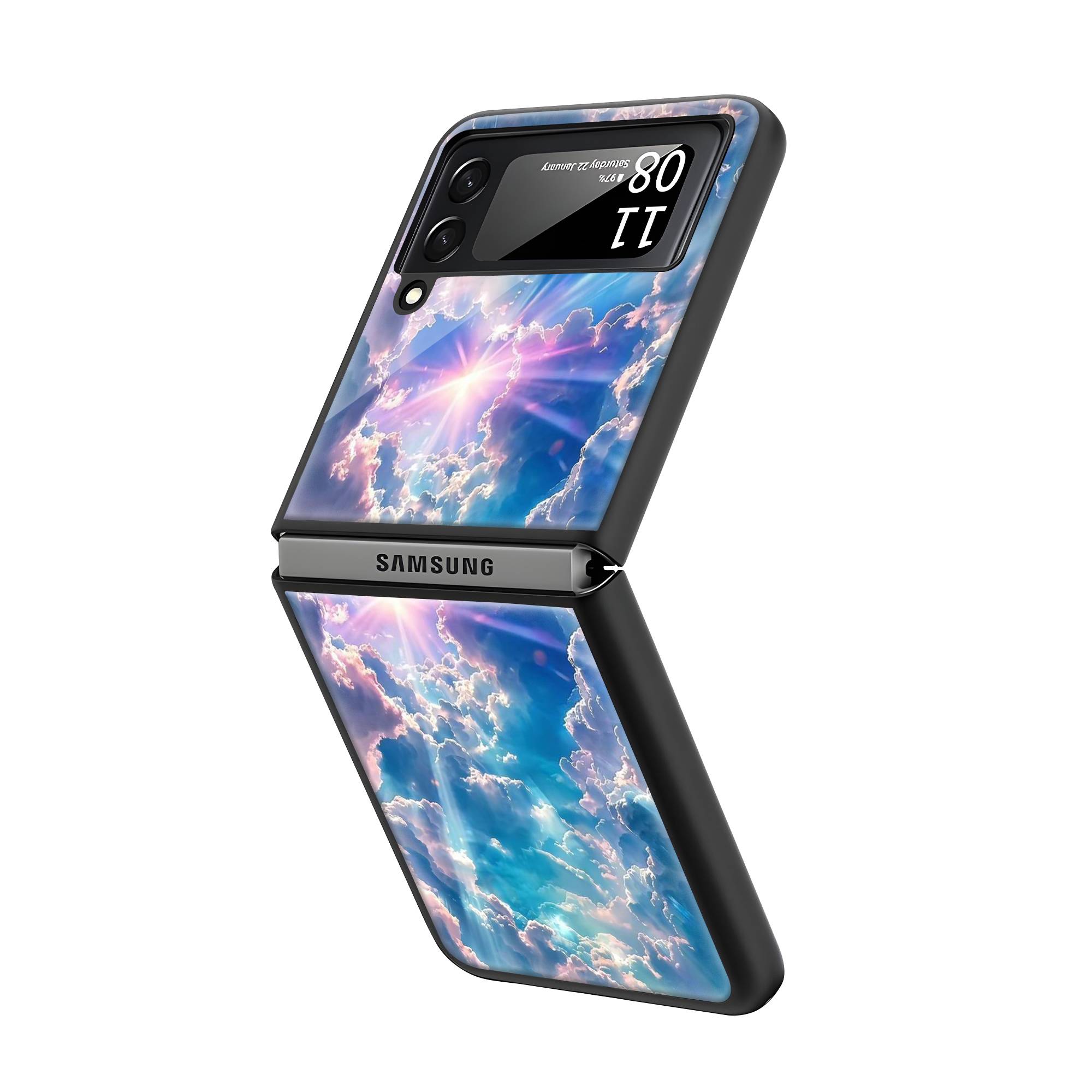 Beautiful Sky Samsung Z Flip Glass Case image 1