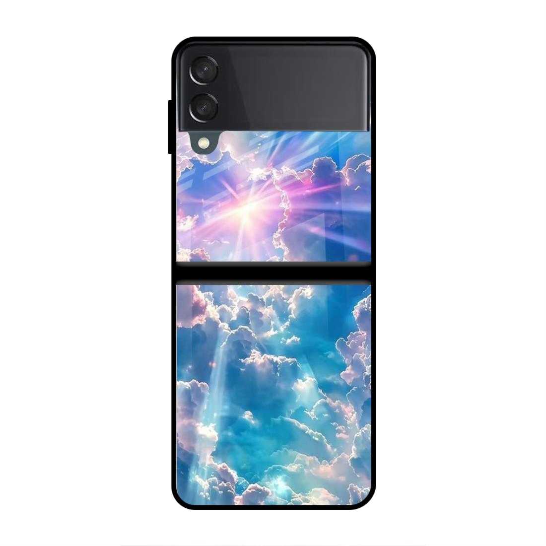 Beautiful Sky Samsung Z Flip 4 Glass Case image 0