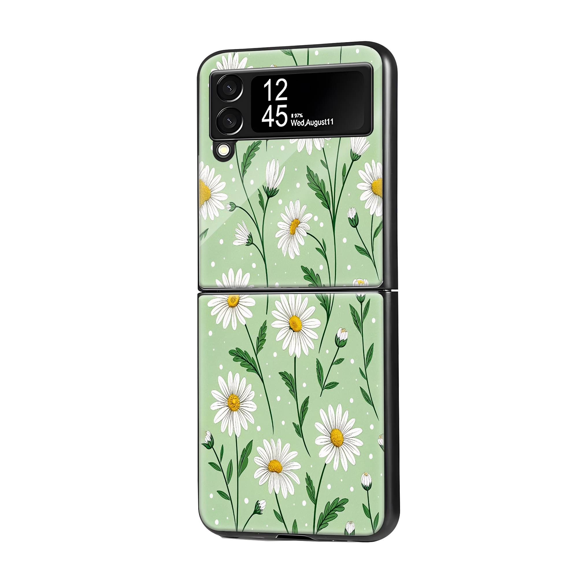 Daisy Field Samsung Z Flip Glass Case image 0