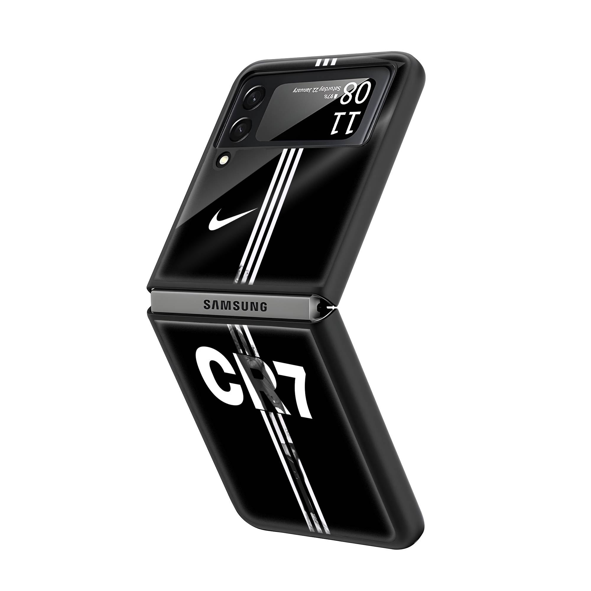 CR7 Samsung Z Flip Glass Case image 1