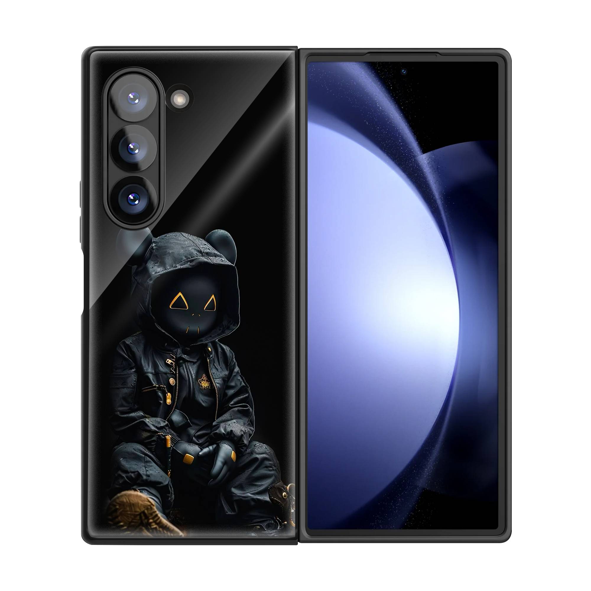 Small Boy Samsung Z Fold Glass Case image 2