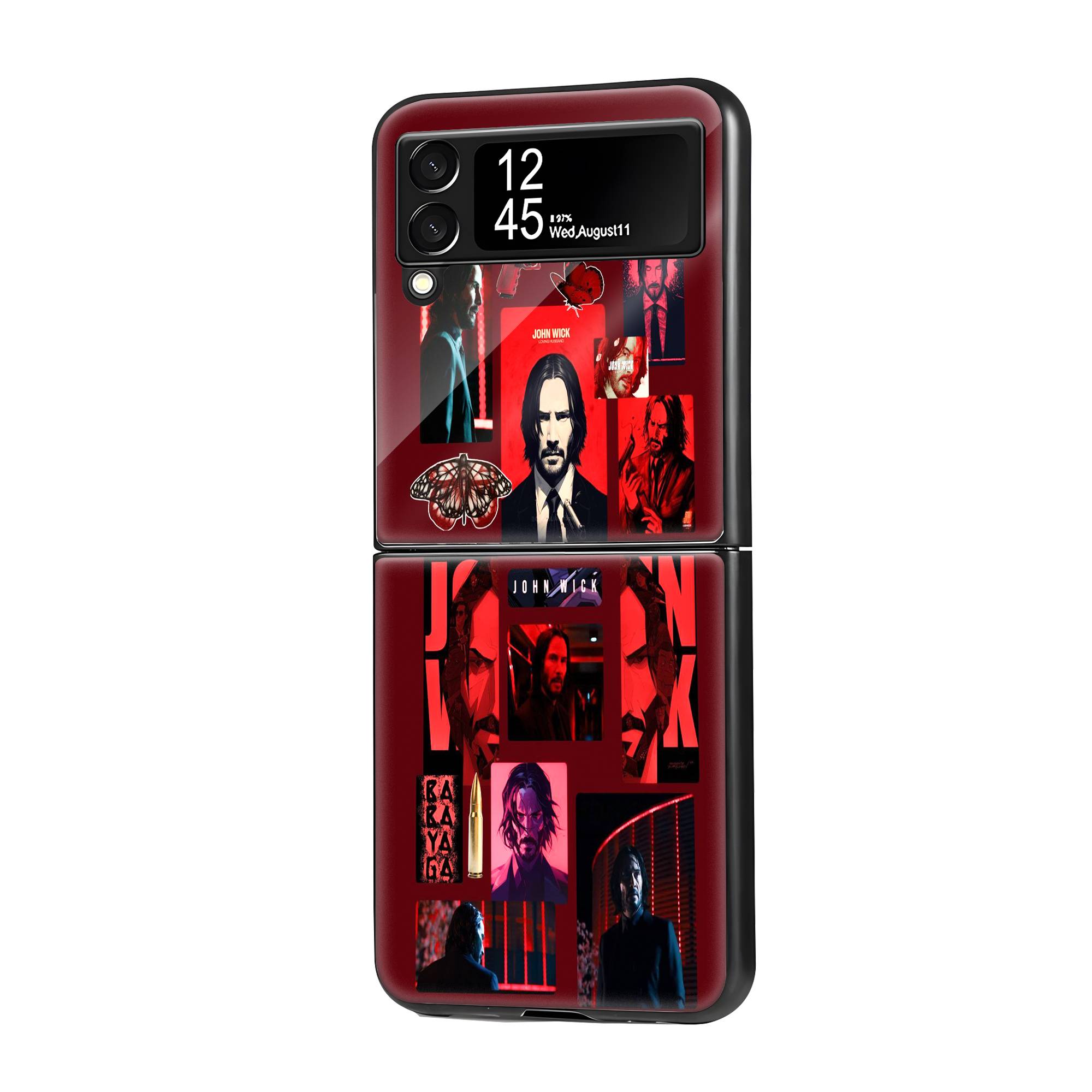 The Red Suit Samsung Z Flip Glass Case image 0