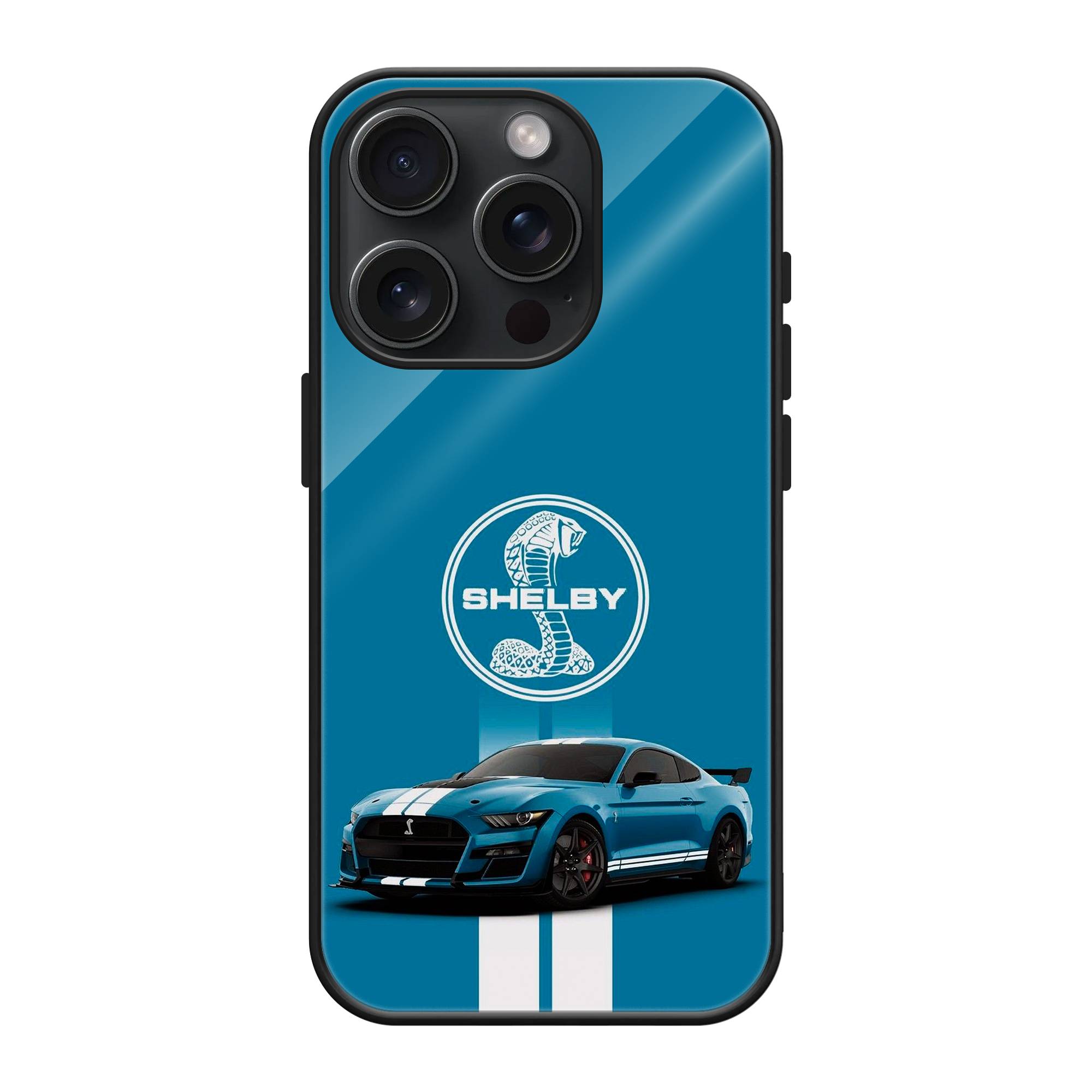 Blue Shelby Glass Case image 0