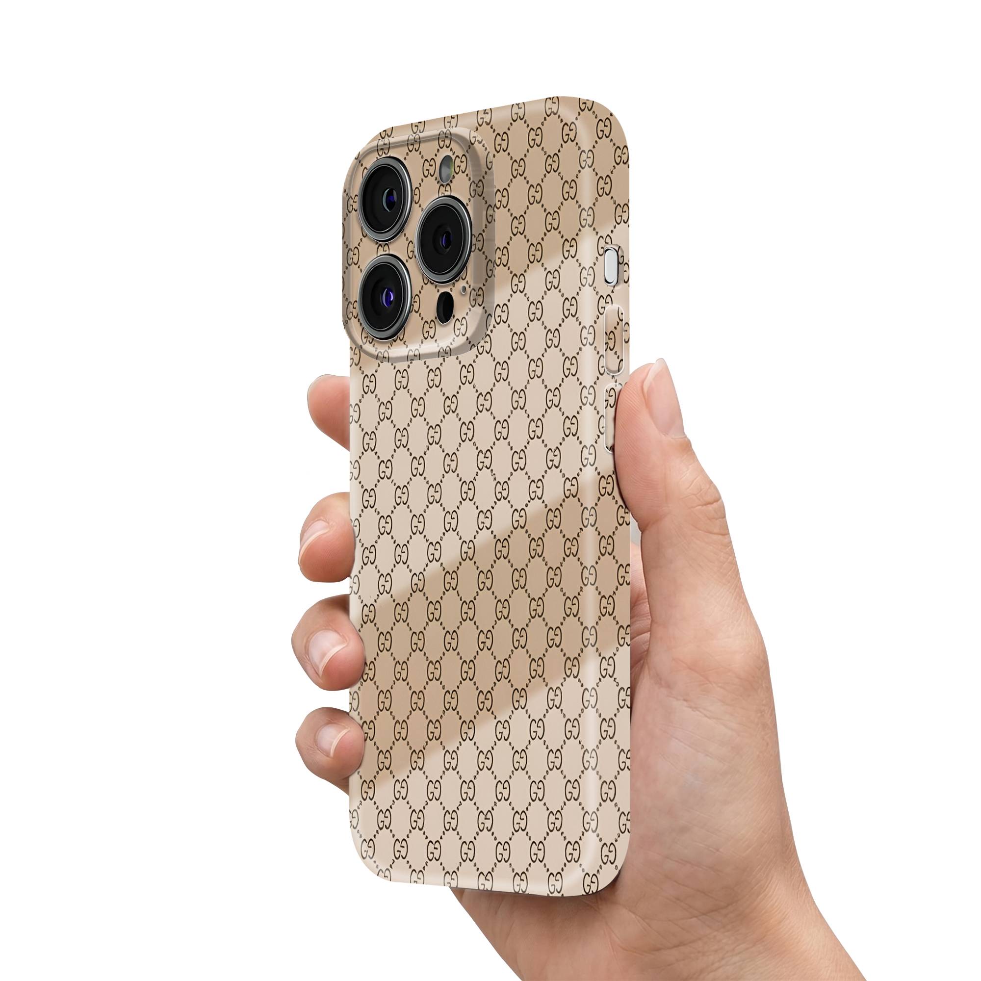 Classic Luxe Grid Glossy Hard Case