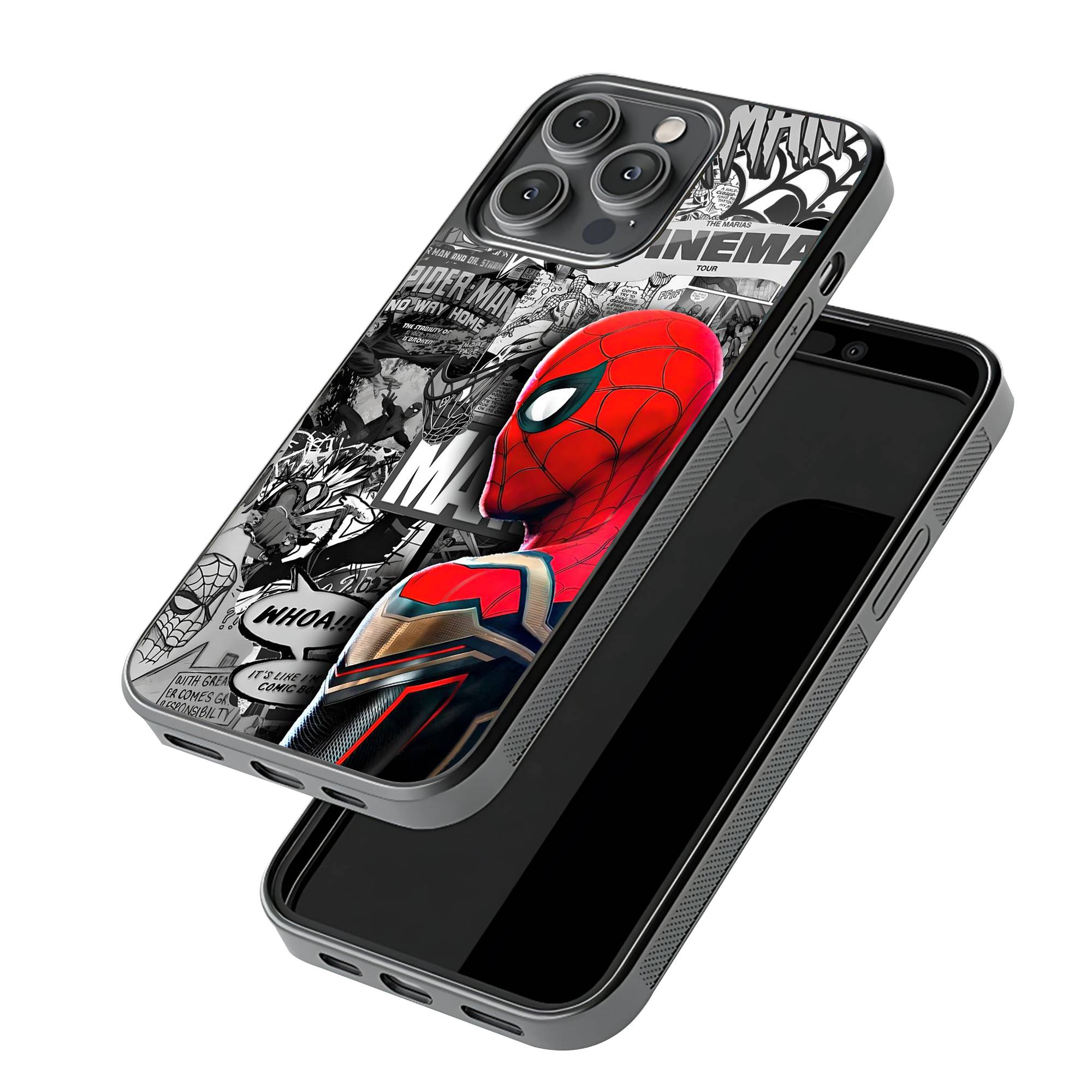 Spidey Mash Glass Case