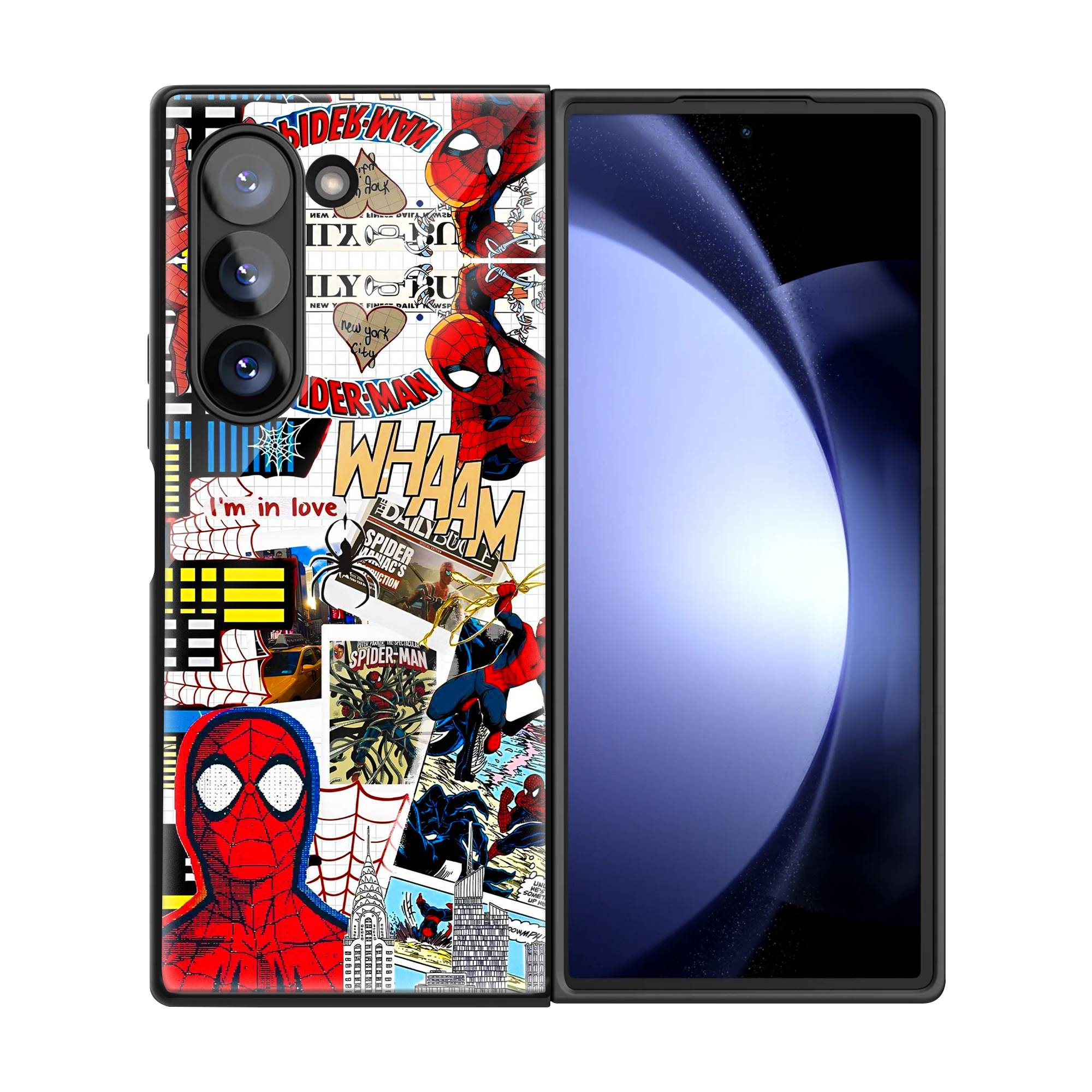 Spider Man Samsung Z Fold Glass Case image 2