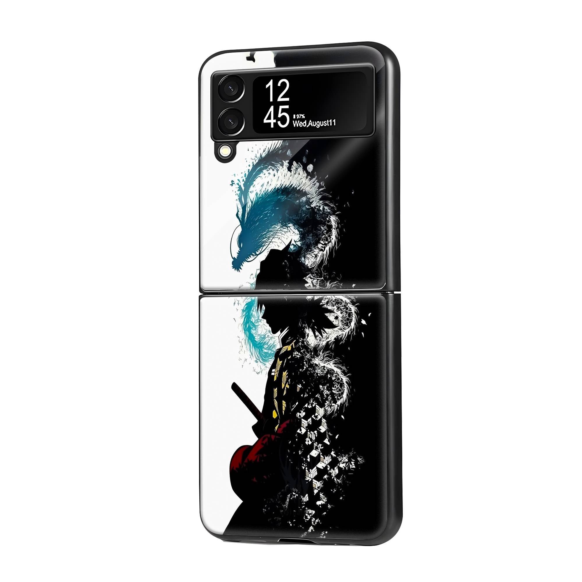 Dual Spirit Samsung Z Flip Glass Case image 0