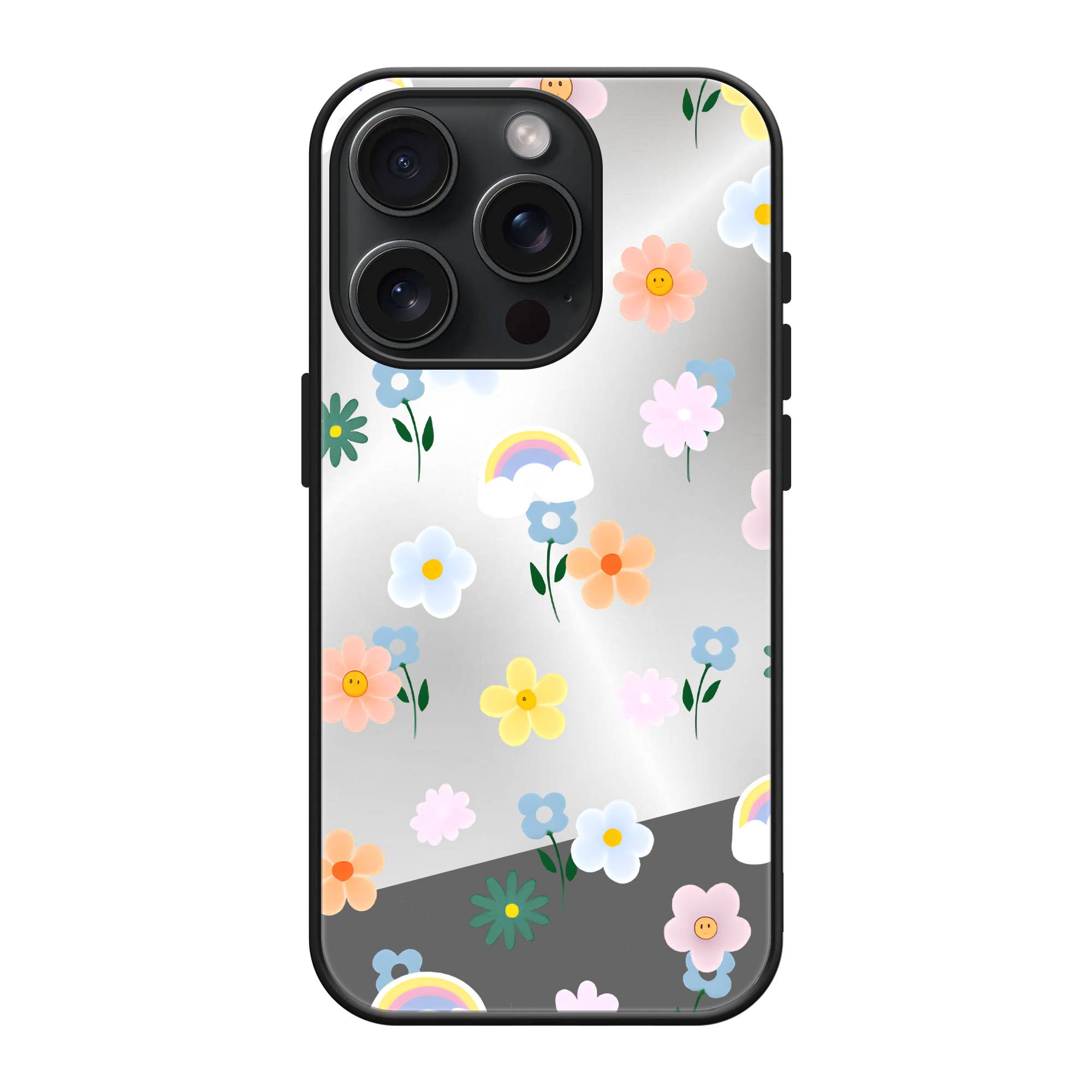 Happy Flowers Mirror Case