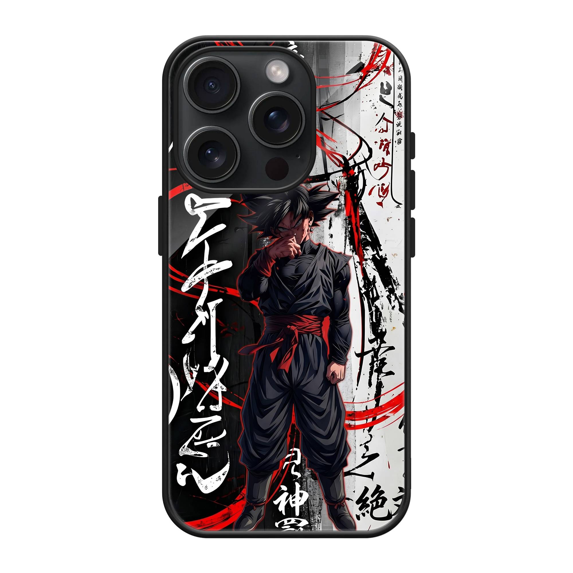 Dark Goku Glass Case