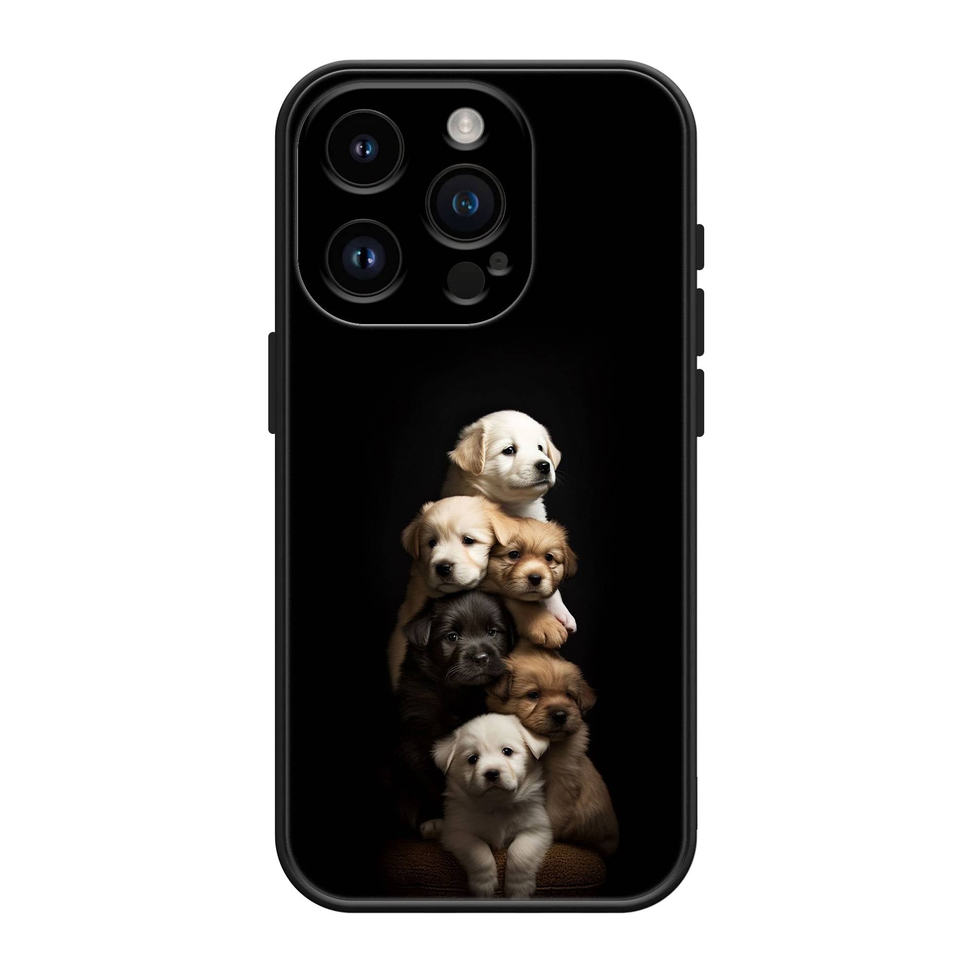 Cute Puppies Silicone Case image 0