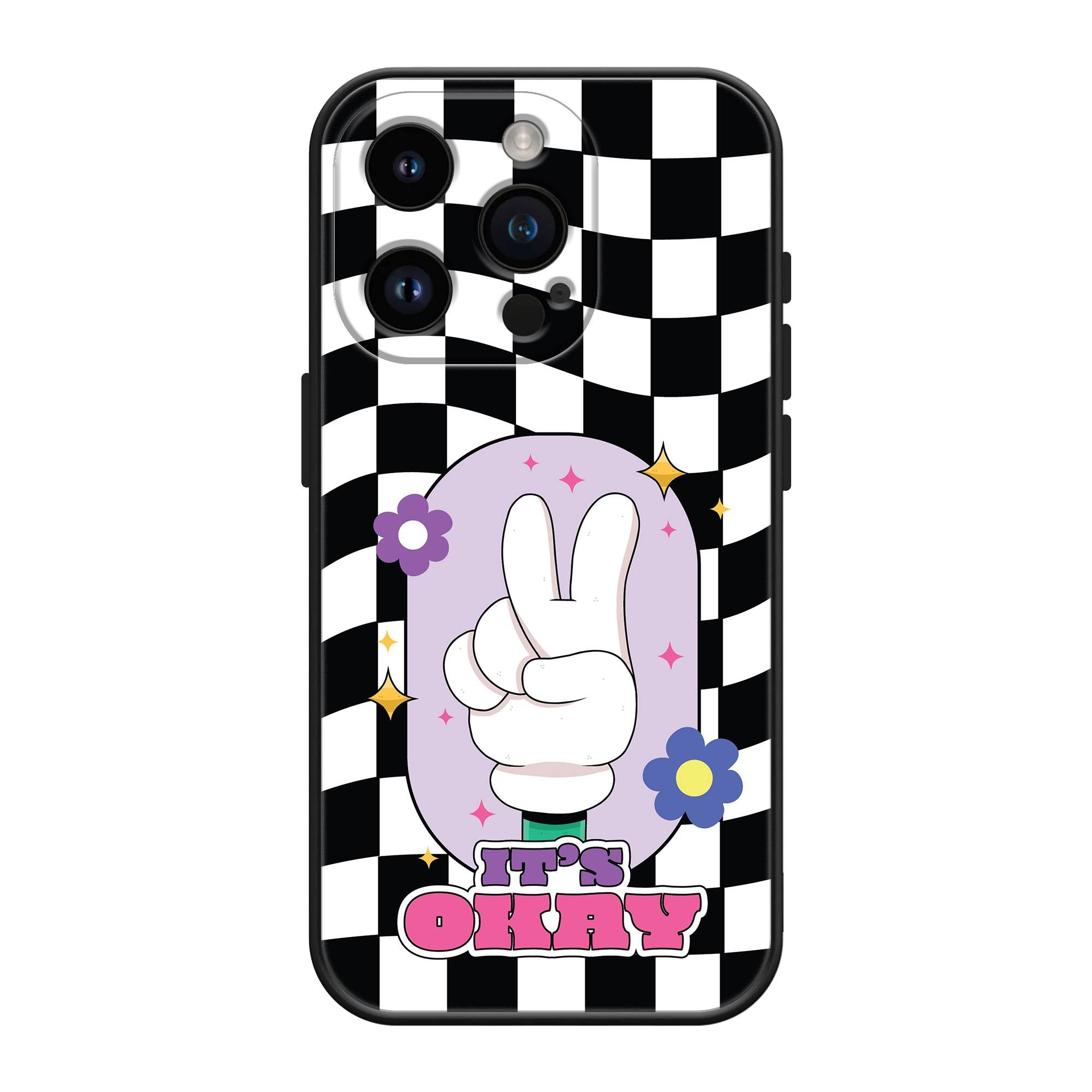 Checkerboard Silicone Case image 0