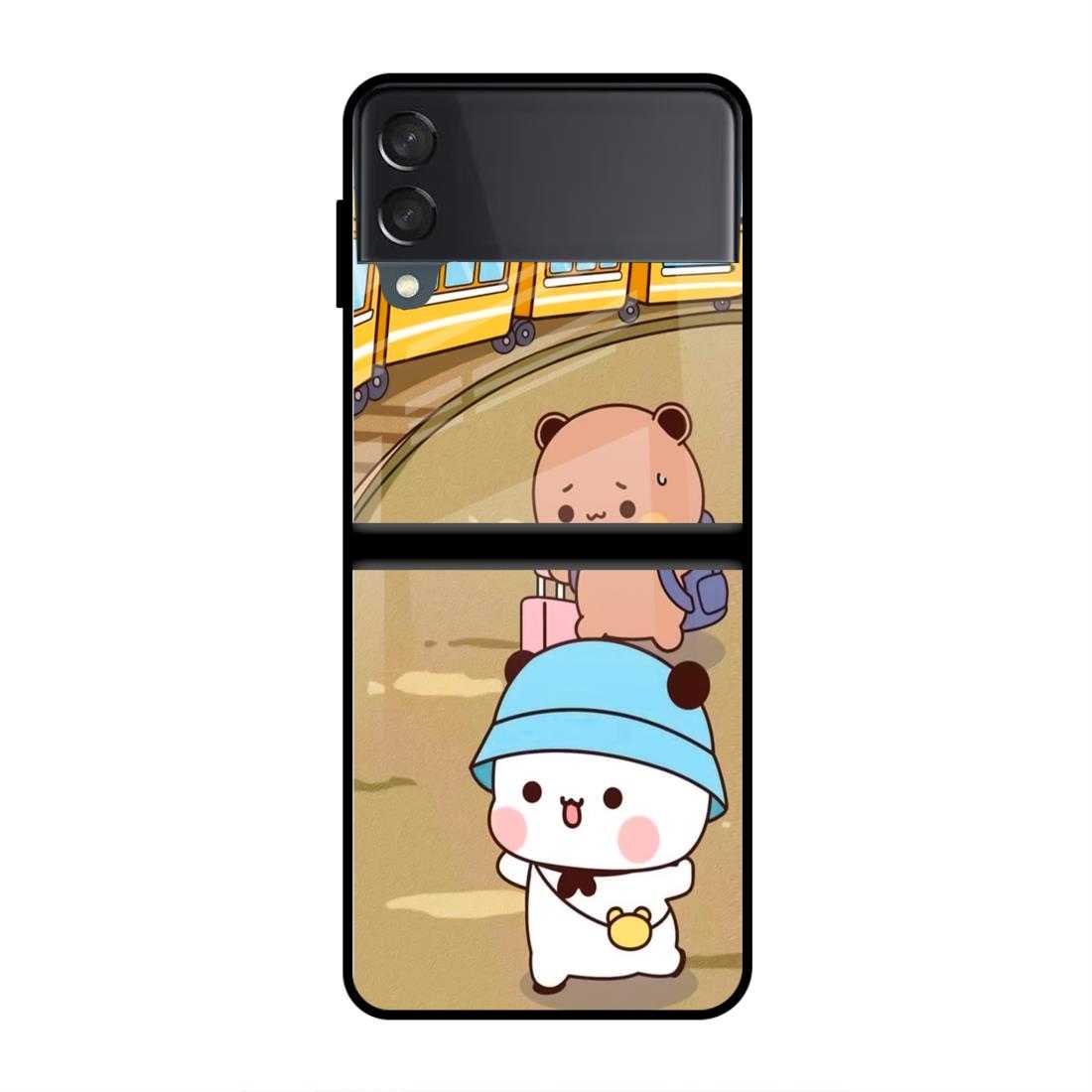 Bubu Dudu Samsung  Z Flip 4 Glass Case image 0