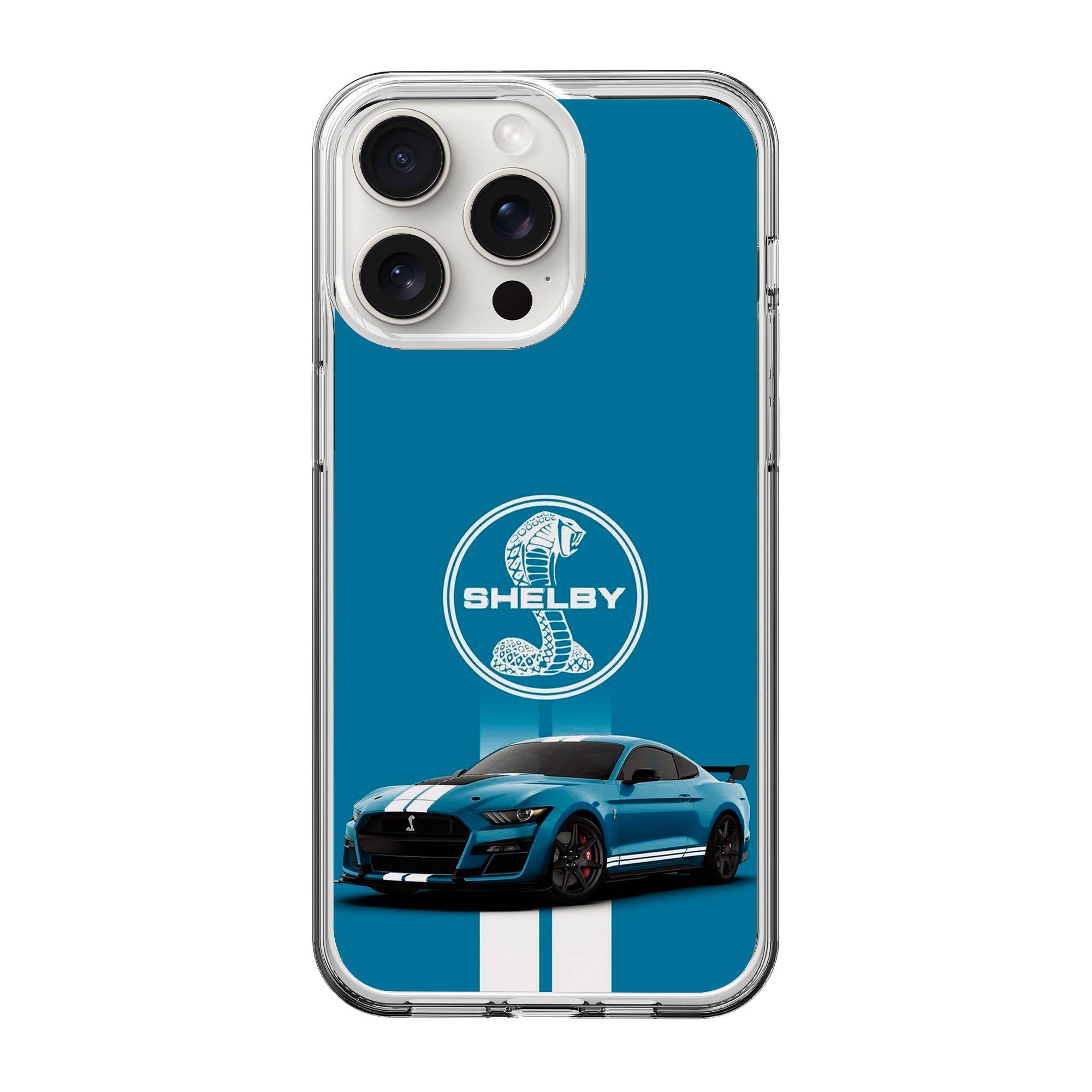 Blue Shelby Clear Case image 0