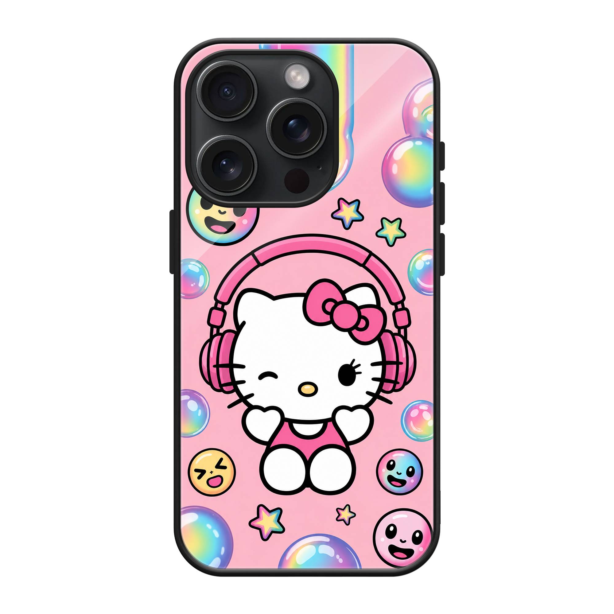 DJ Kitty Glass Case