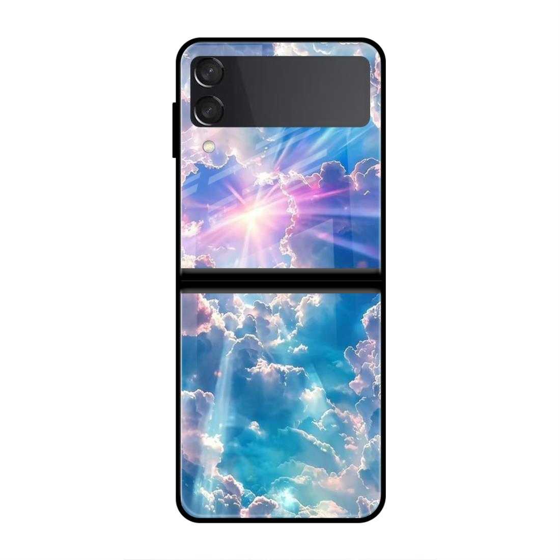 Beautiful Sky Samsung Z Flip 3 Glass Case image 0