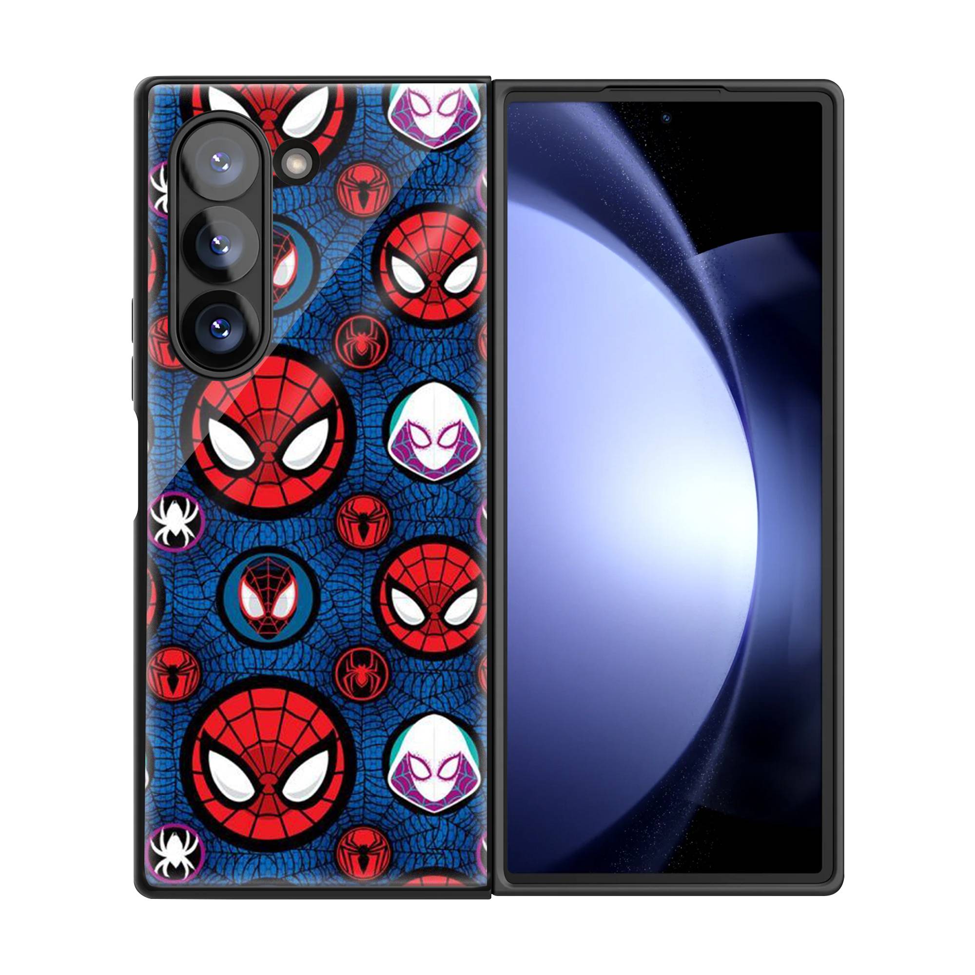 Spiderman Pattern Samsung Z Fold Glass Case image 2