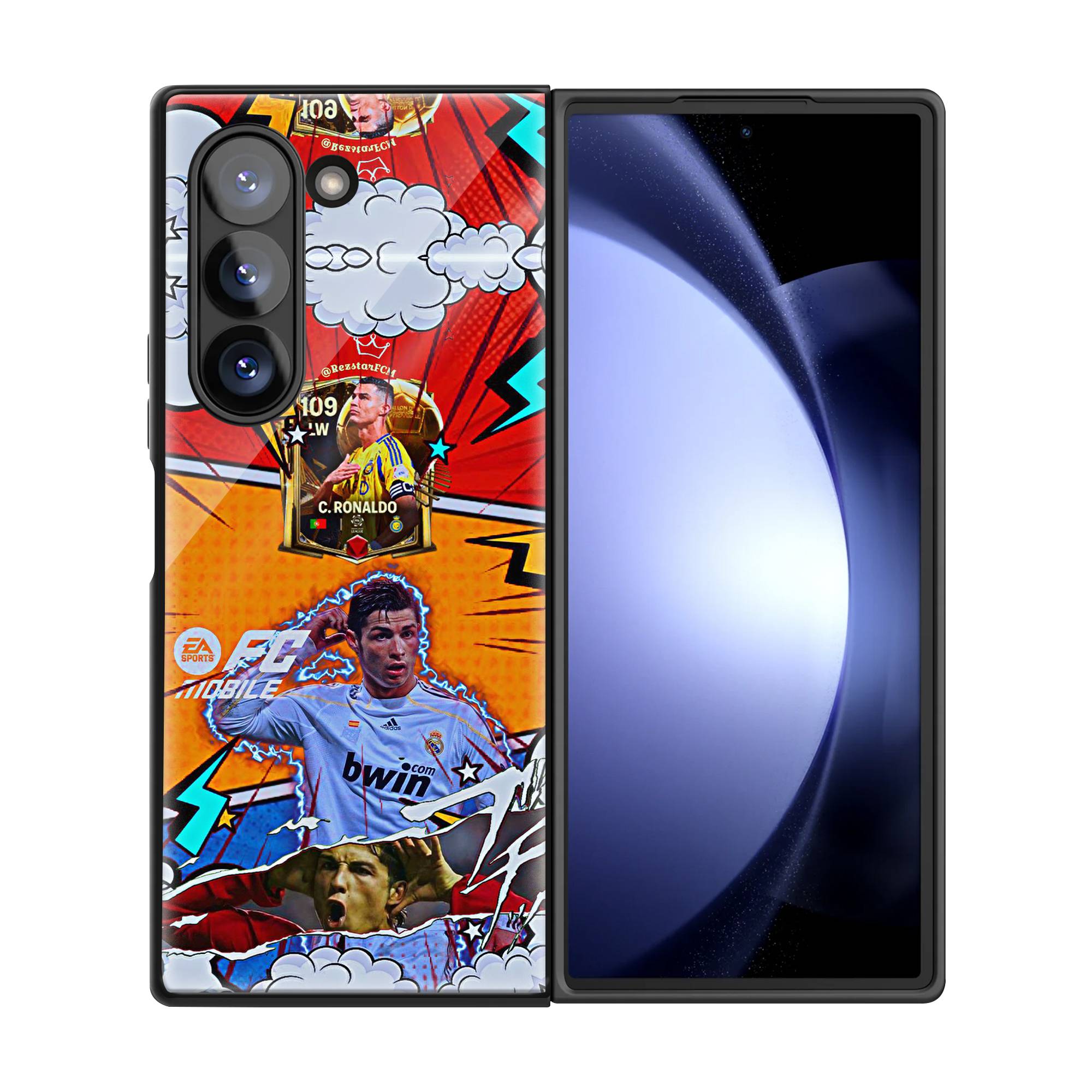 Ronaldo Samsung Z Fold Glass Case image 2