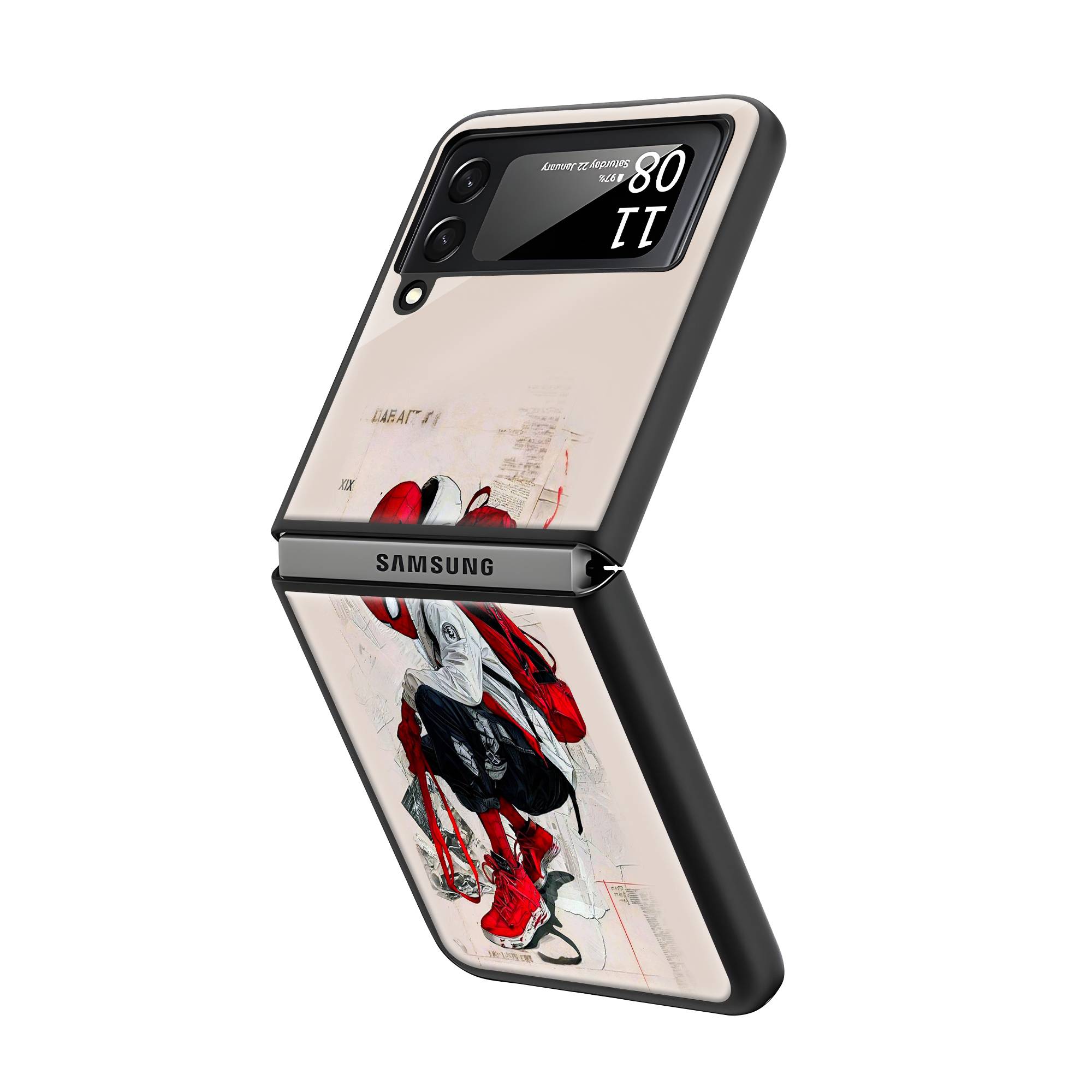 The Hustle Samsung Z Flip Glass Case image 1