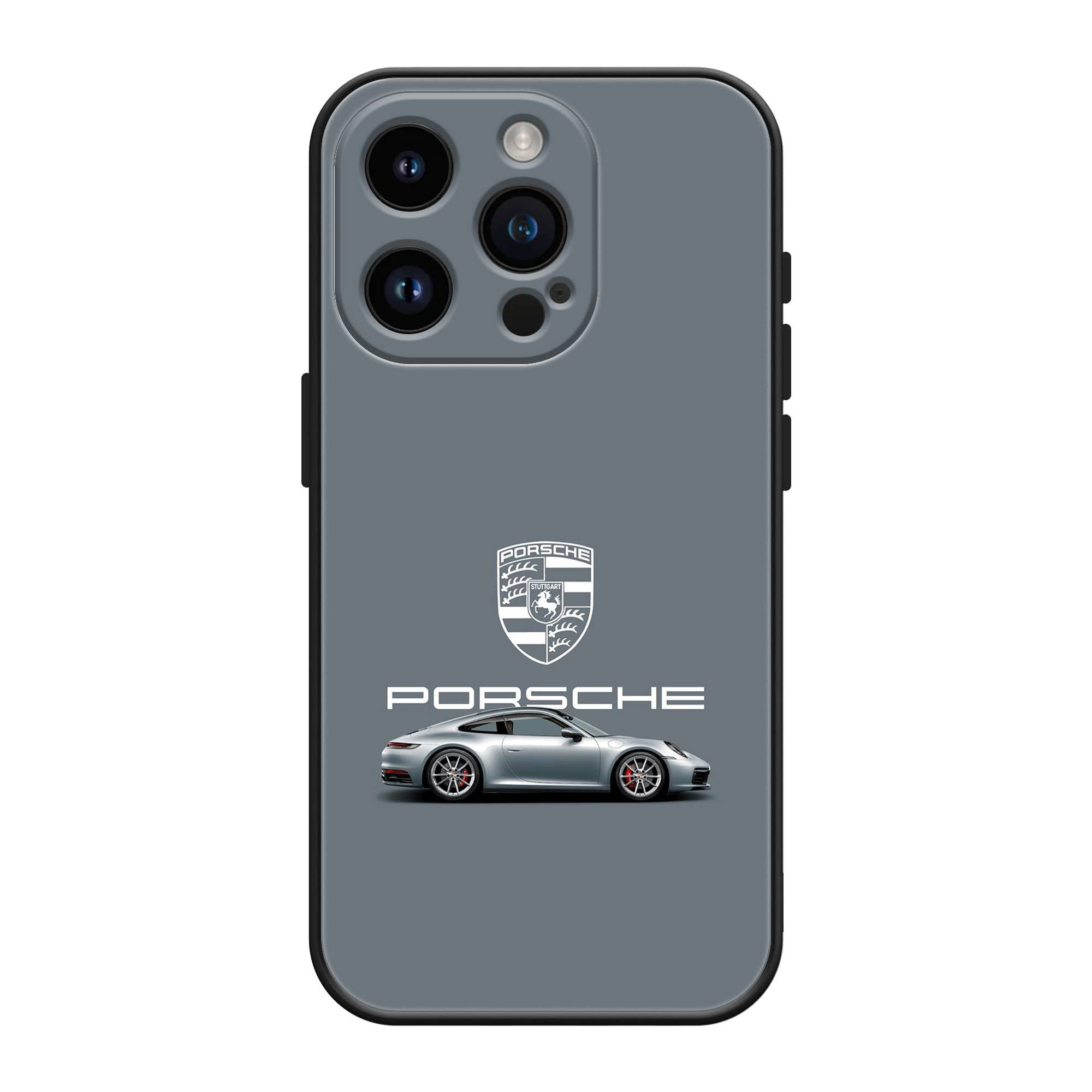 Silver Porsche Silicone Case image 0