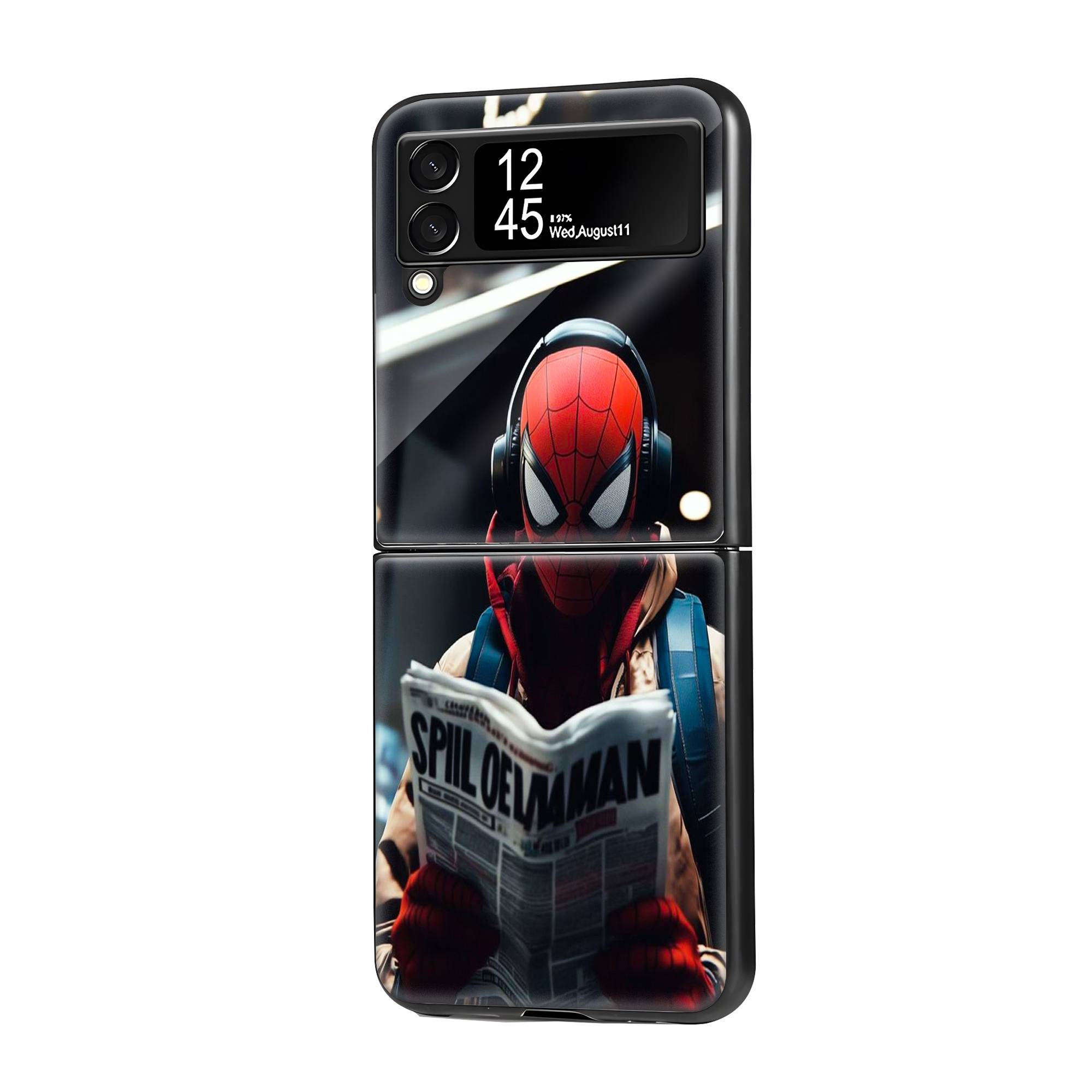Urban Spidey Samsung Z Flip Glass Case image 0