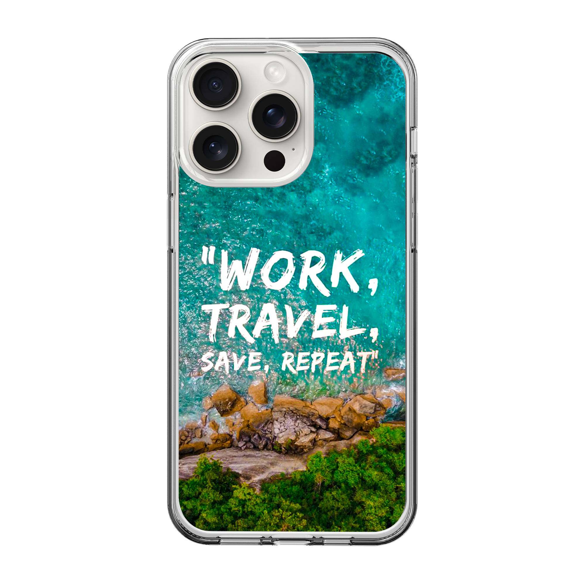 Work Travel Clear Case image 0