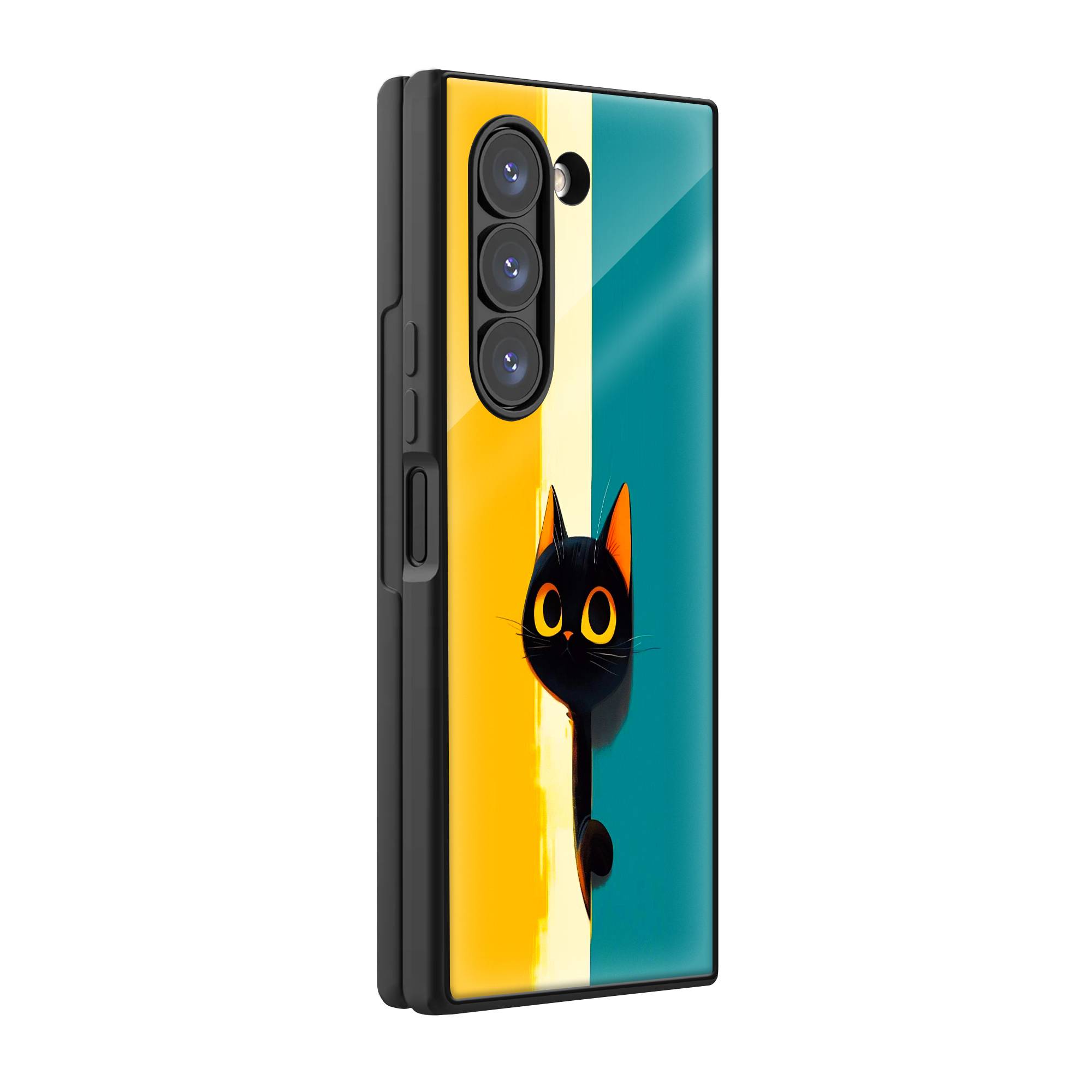 Hello Kitty Samsung Z Fold Glass Case image 0