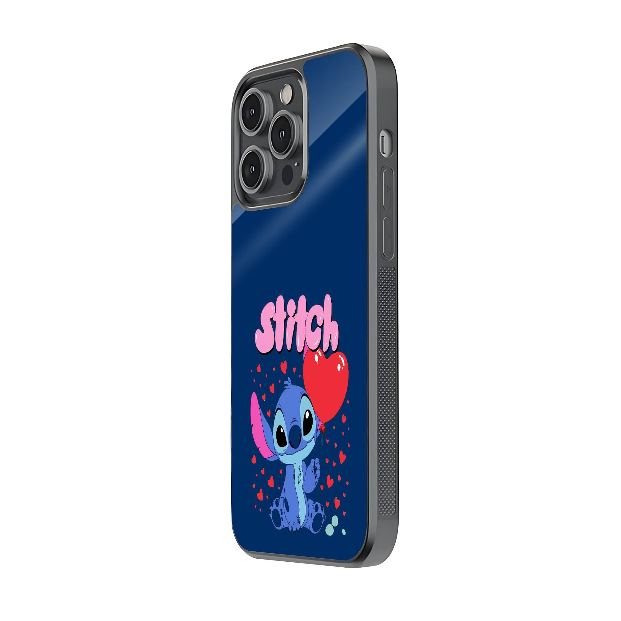 Stitch Valentine Glass Case image 1