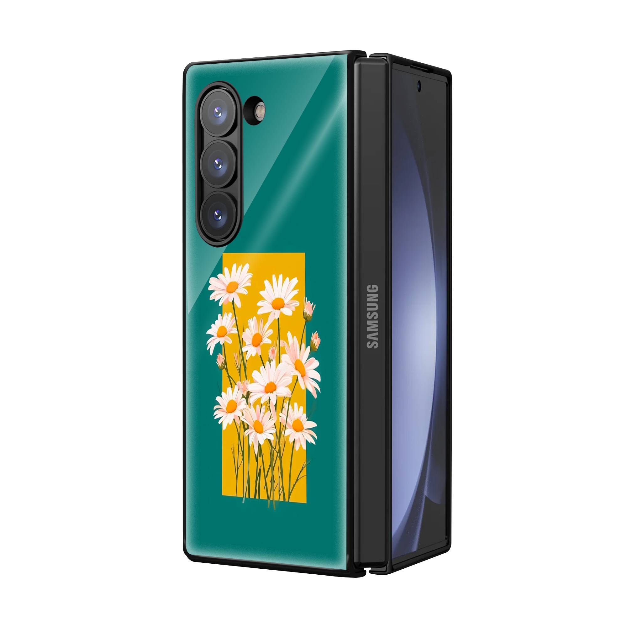 Daisy Box Samsung Z Fold Glass Case image 1
