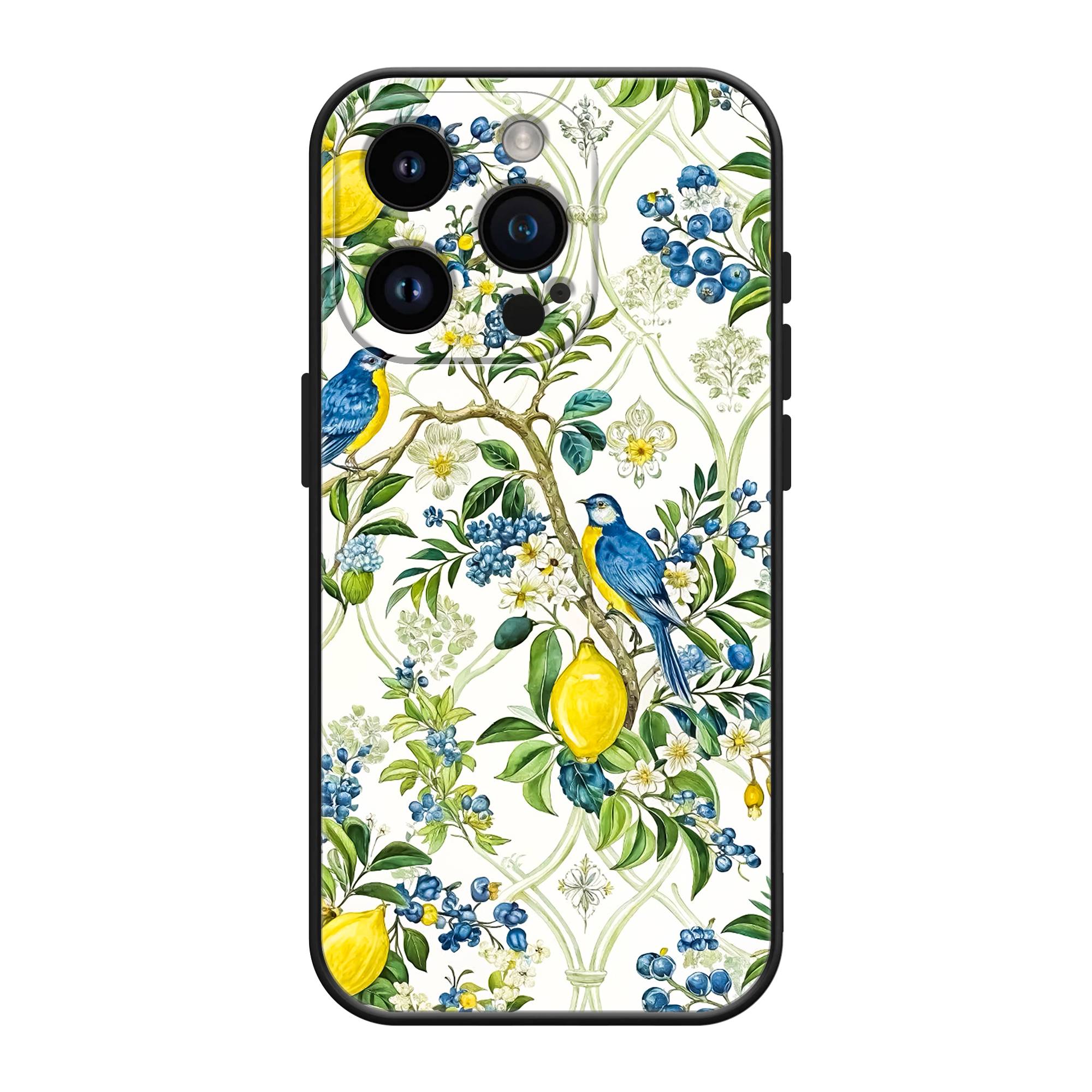 Blueberry Birds Silicone Case image 0