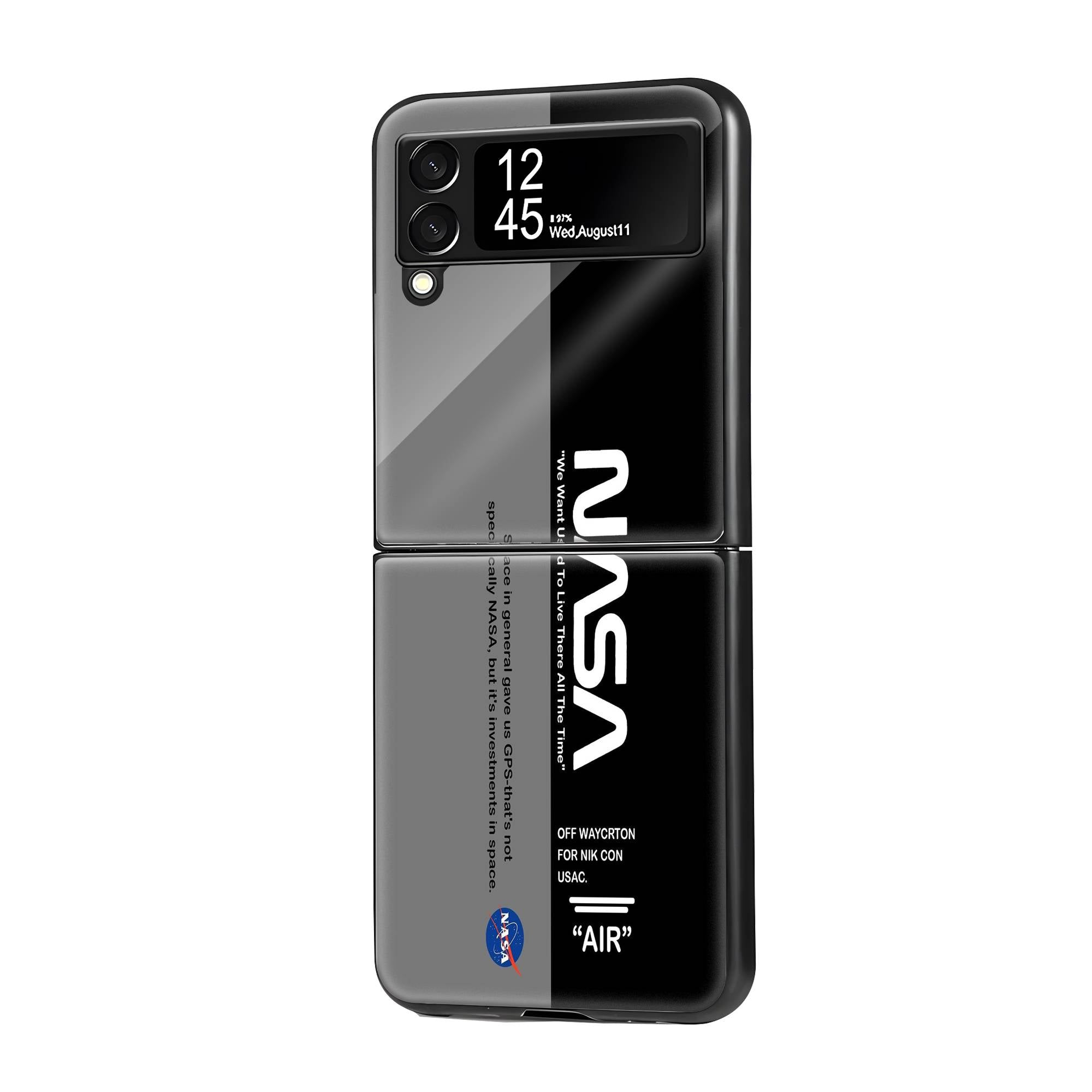 Nasa Samsung Z Flip Glass Case image 0