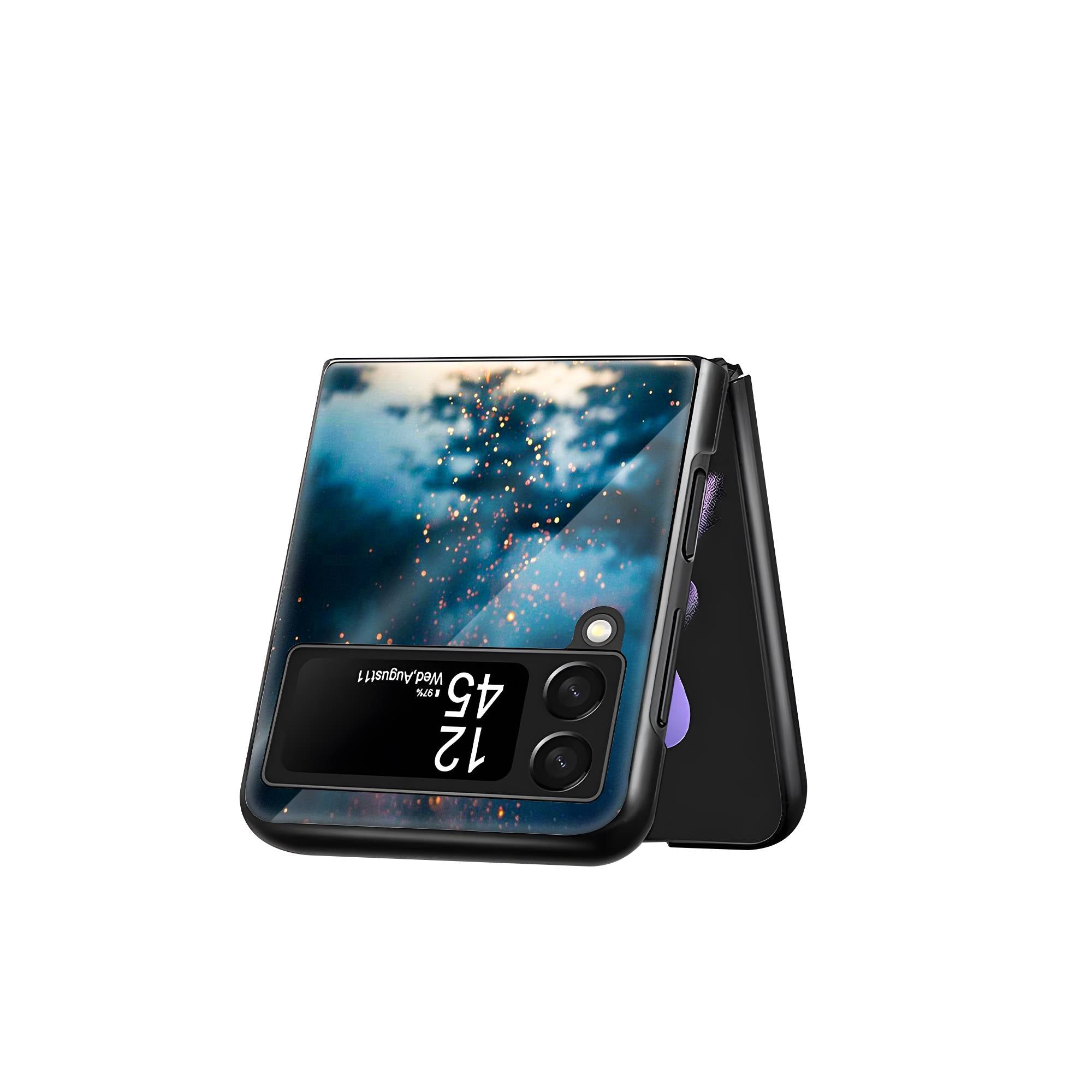 Campfire Samsung Z Flip Glass Case image 2