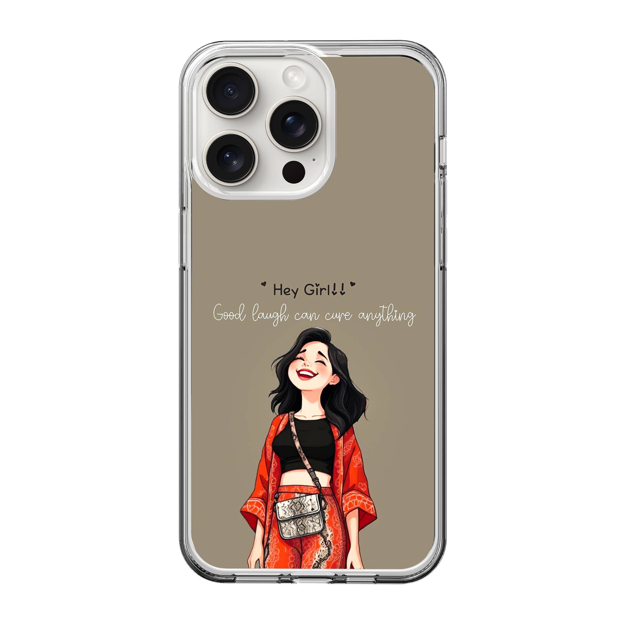 Hey Girl Clear Case image 0